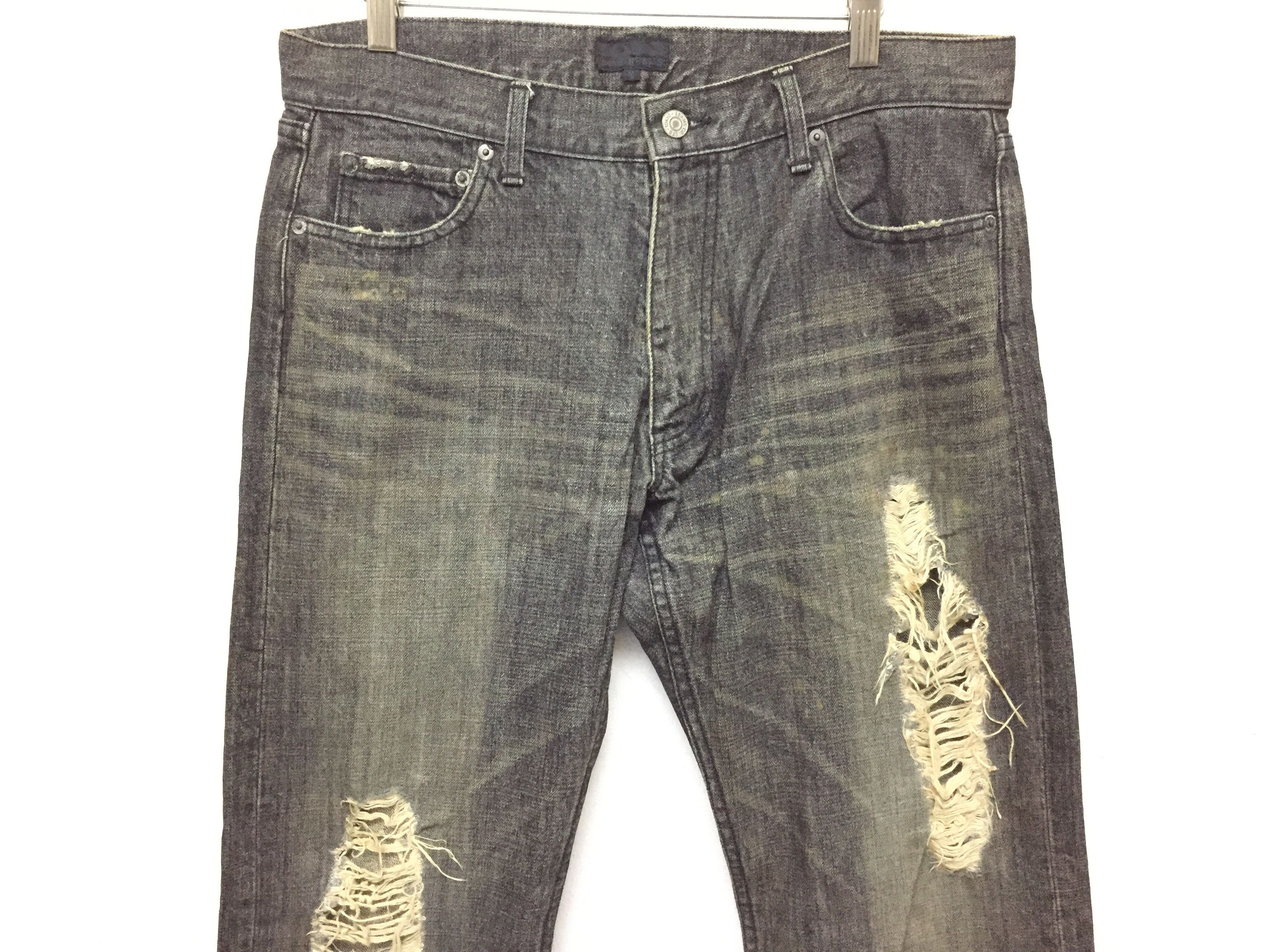 Beams Plus × Japanese Brand × Tornado Mart distressed rusty raw denim Size US 32 / EU 48 - 3 Thumbnail