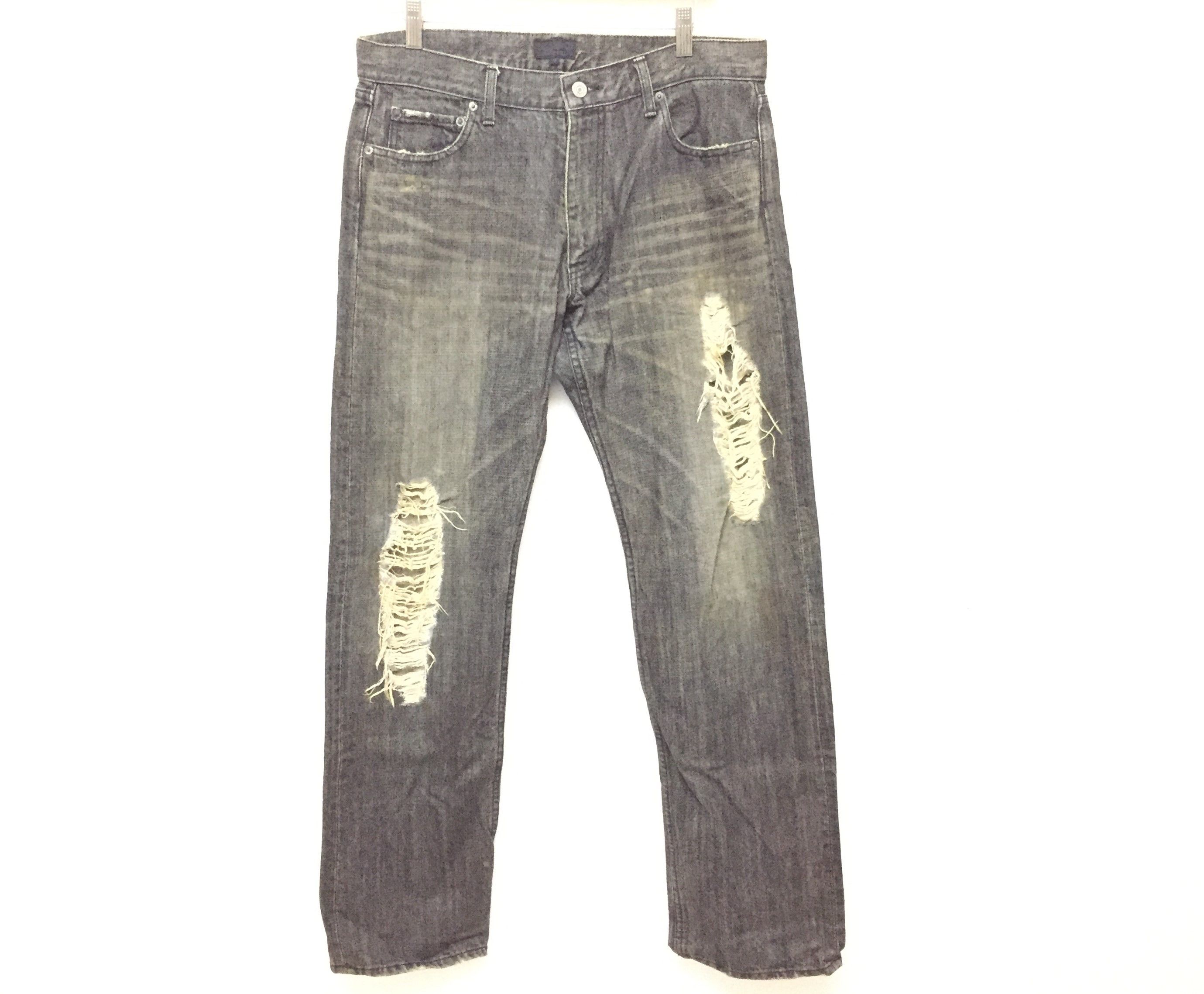 Beams Plus × Japanese Brand × Tornado Mart distressed rusty raw denim Size US 32 / EU 48 - 2 Thumbnail