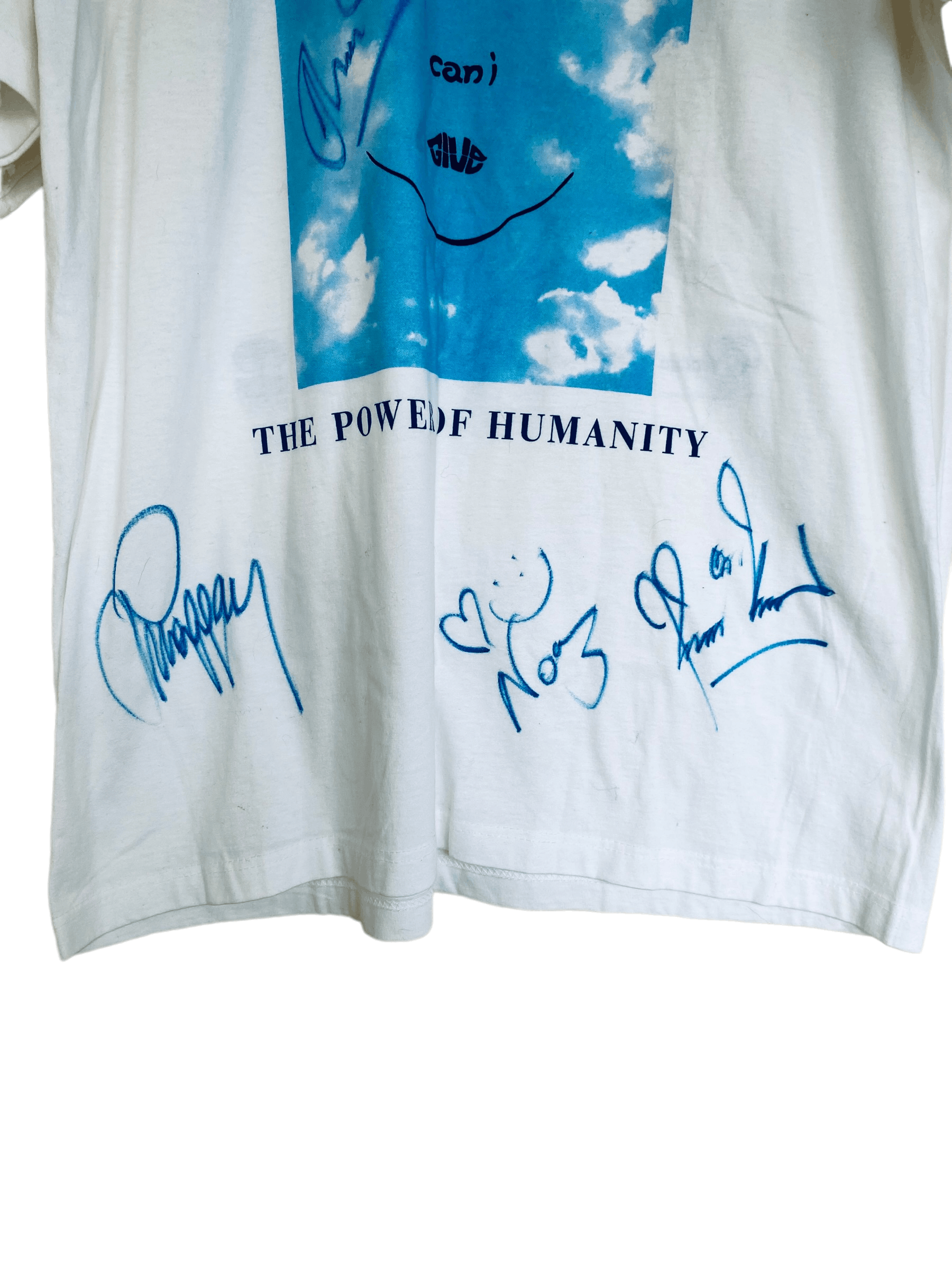 Band Tees × Michael Jackson Michael Jackson the power of humanity1999 tee w/autographs Size US XL / EU 56 / 4 - 2 Thumbnail