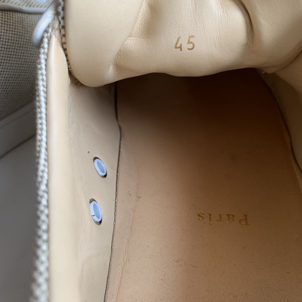 Christian Louboutin Beige Canvas Sneaker Size US 12 / EU 45 - 10 Thumbnail