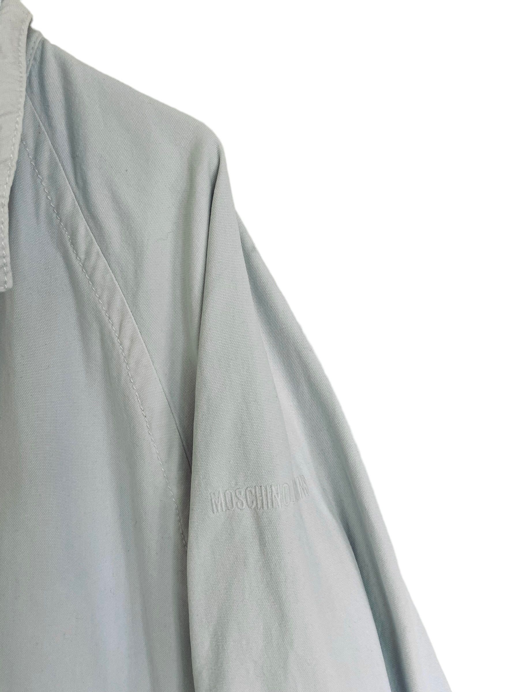 Moschino Moschino white denim oversized coat, size FR44 Size L / US 10 / IT 46 - 3 Thumbnail