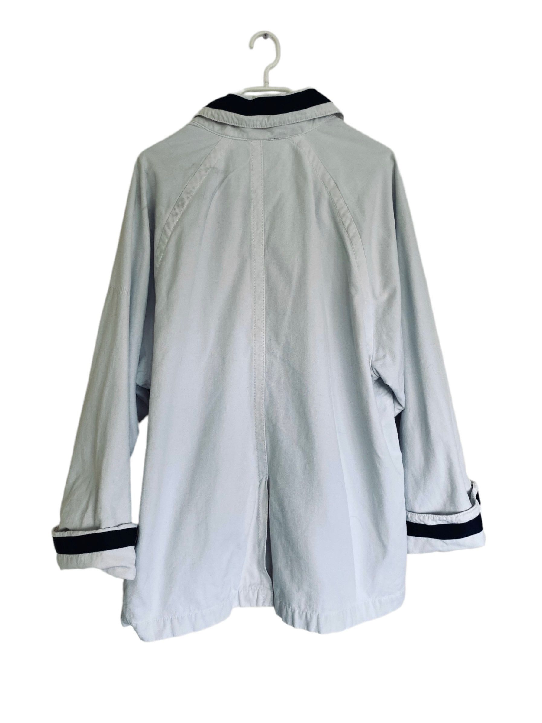 Moschino Moschino white denim oversized coat, size FR44 Size L / US 10 / IT 46 - 5 Thumbnail