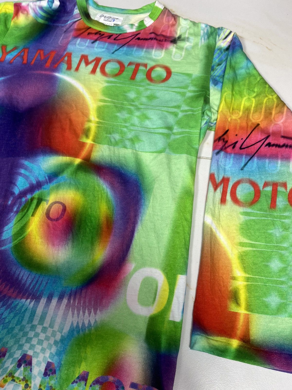 Yohji Yamamoto Yohji Yamamoto Pour Homme SS02 LSD Psychedelic Size US M / EU 48-50 / 2 - 7 Thumbnail