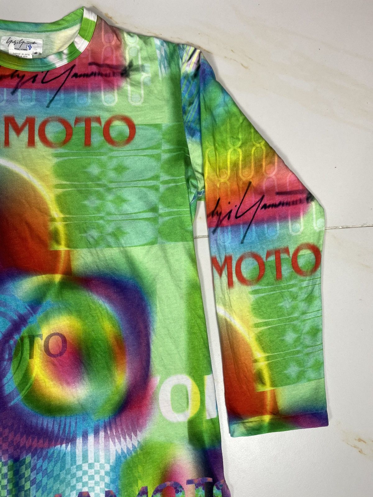 Yohji Yamamoto Yohji Yamamoto Pour Homme SS02 LSD Psychedelic Size US M / EU 48-50 / 2 - 5 Thumbnail