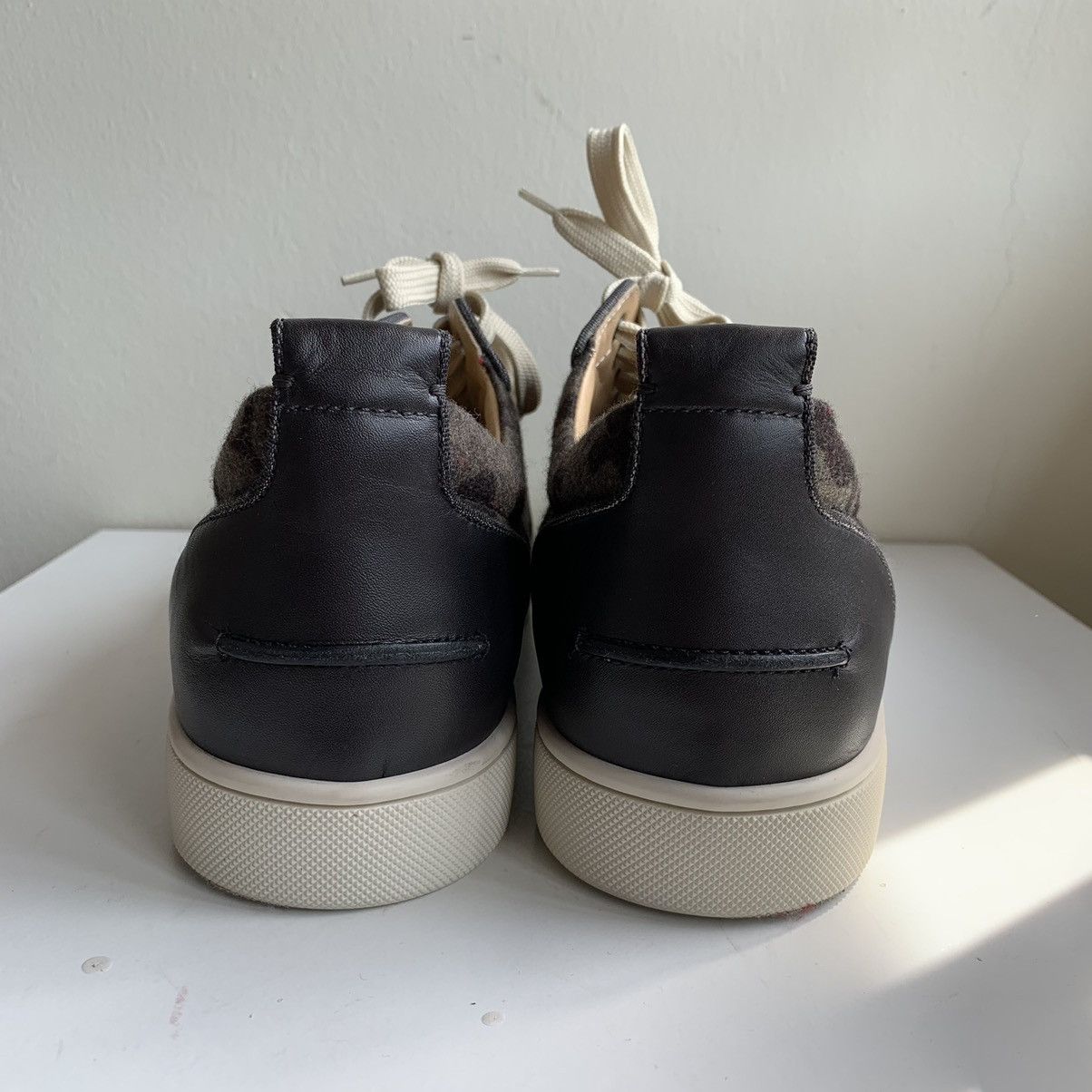 Christian Louboutin Low Top Grey Camo Wool Sneaker Size US 11.5 / EU 44-45 - 6 Thumbnail