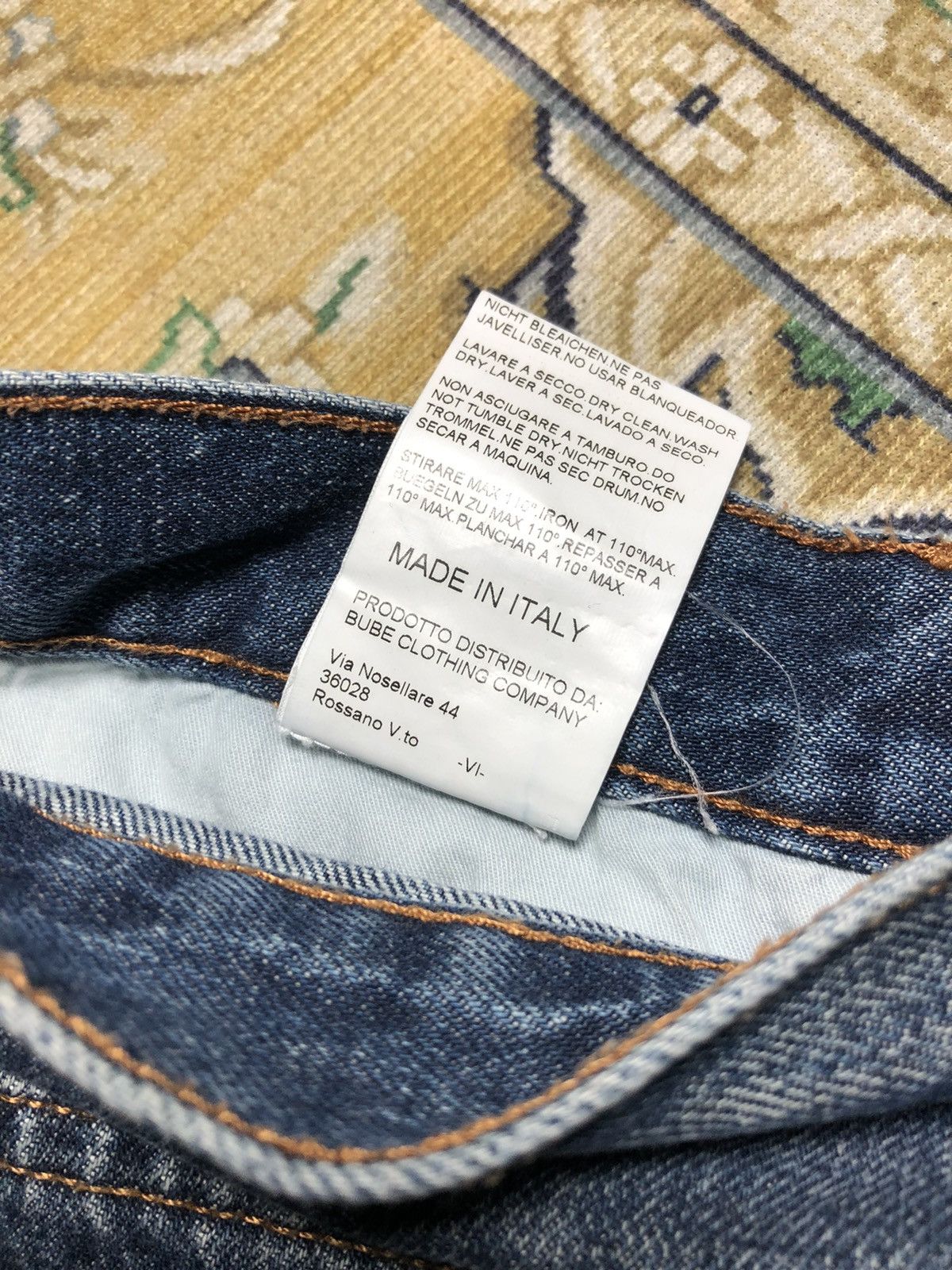 Other BAGGY⚡️NINE IN THE MORNING ITALY PALAZO DENIM Size US 29 - 3 Thumbnail