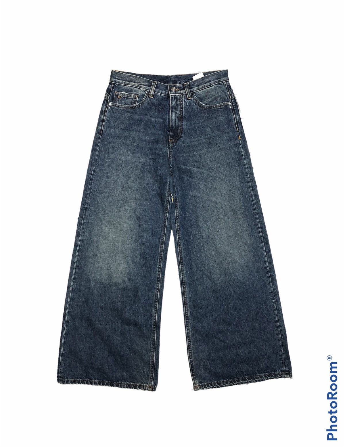 Other BAGGY⚡️NINE IN THE MORNING ITALY PALAZO DENIM Size US 29 - 1 Thumbnail