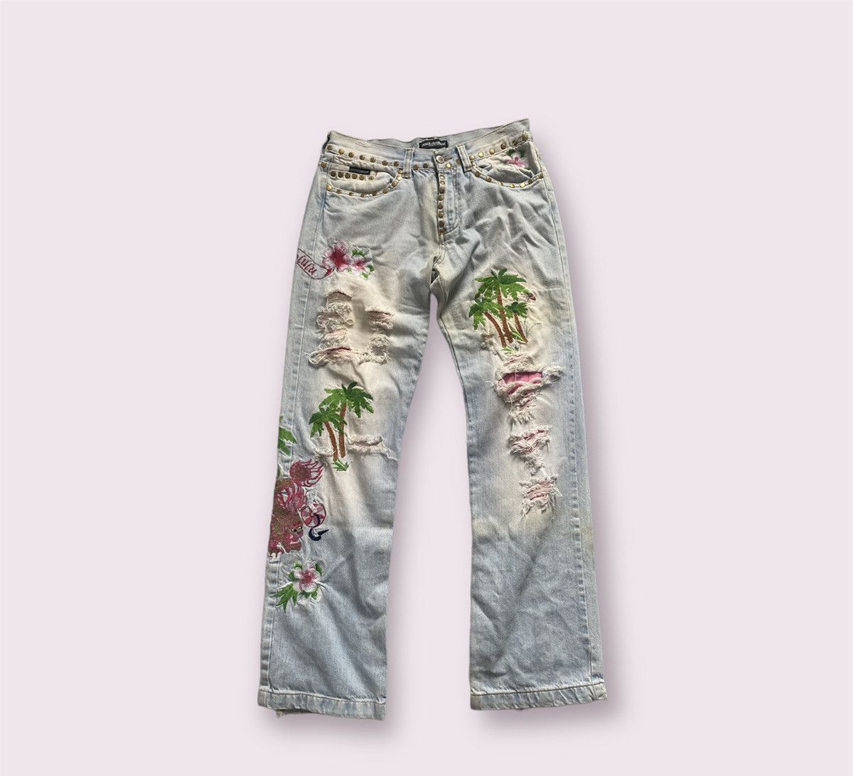 Jean Dolce & Gabbana Cool Couture Honolulu - Edition Limitée Rare, Taille W33 L34, Occasion Très Bon état