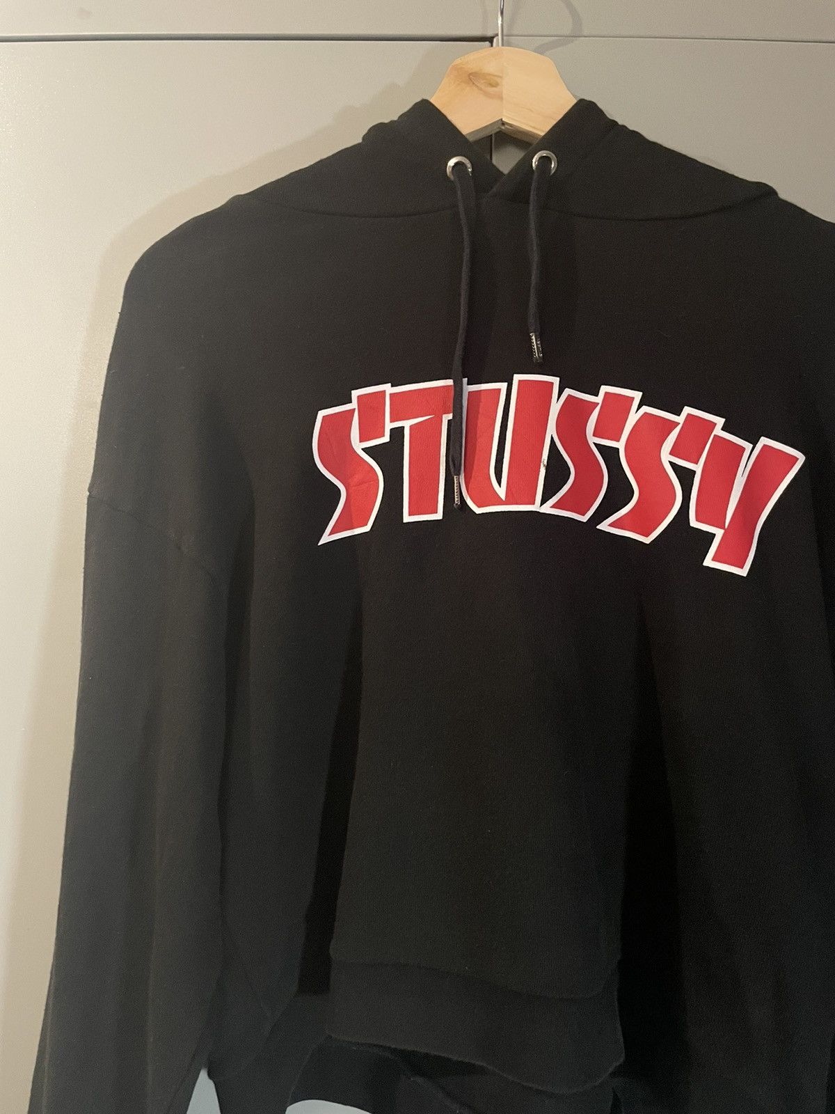 Stussy STUSSY Spell Out Crop Top Hoodies Grailed