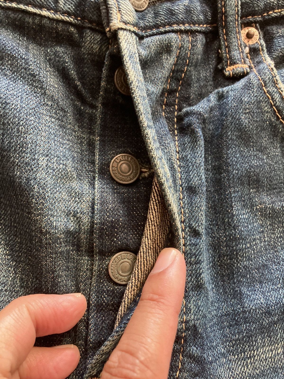 Japanese Brand × Spellbound Distressed Spellbound seasoned jeans Size US 31 - 6 Thumbnail