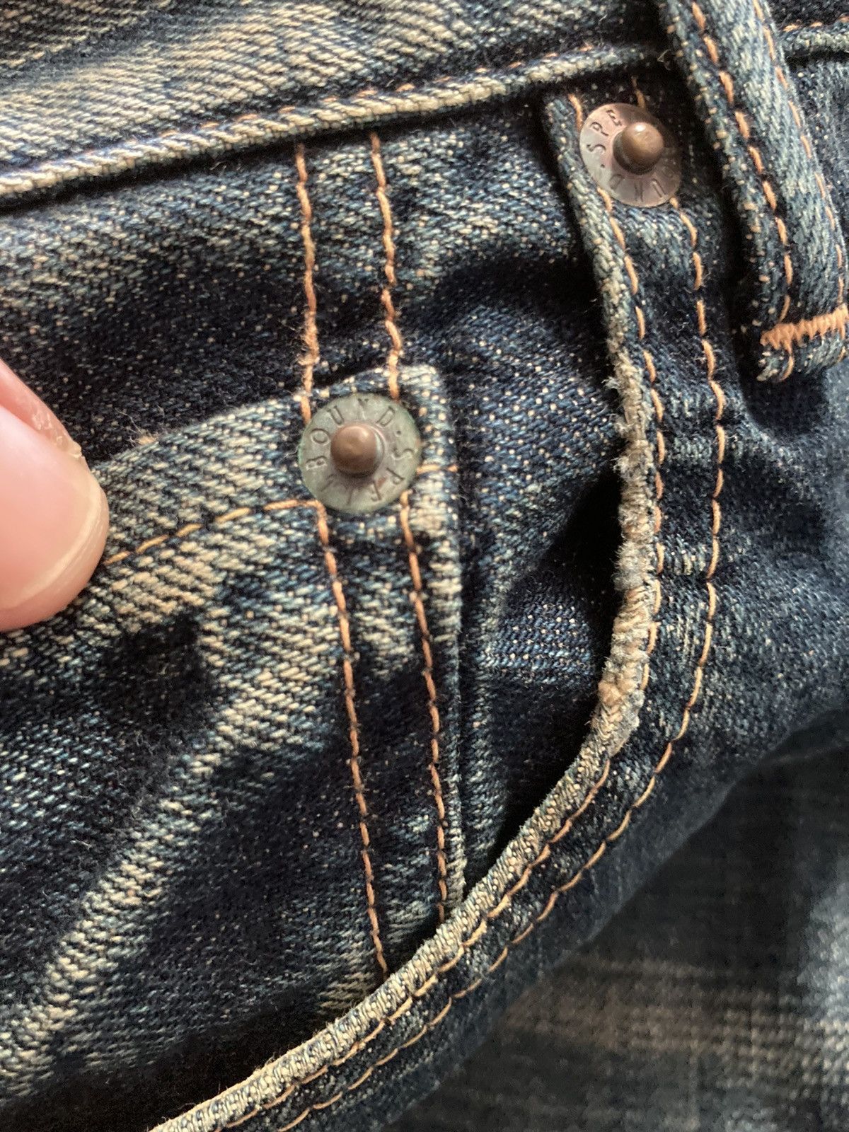 Japanese Brand × Spellbound Distressed Spellbound seasoned jeans Size US 31 - 10 Thumbnail