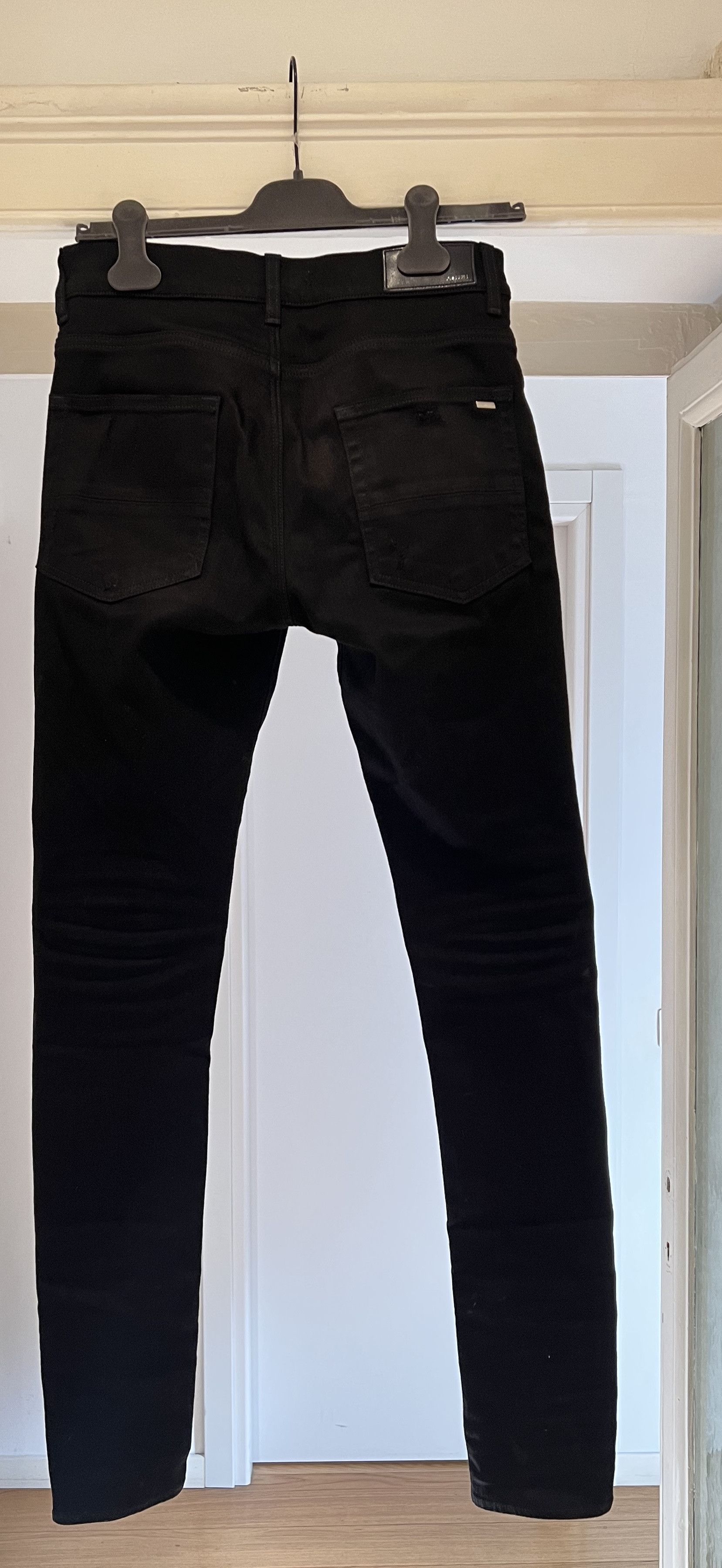 AMIRI デニム mx1 black 30 タグ付き（AMIRI ディストレスト MX1