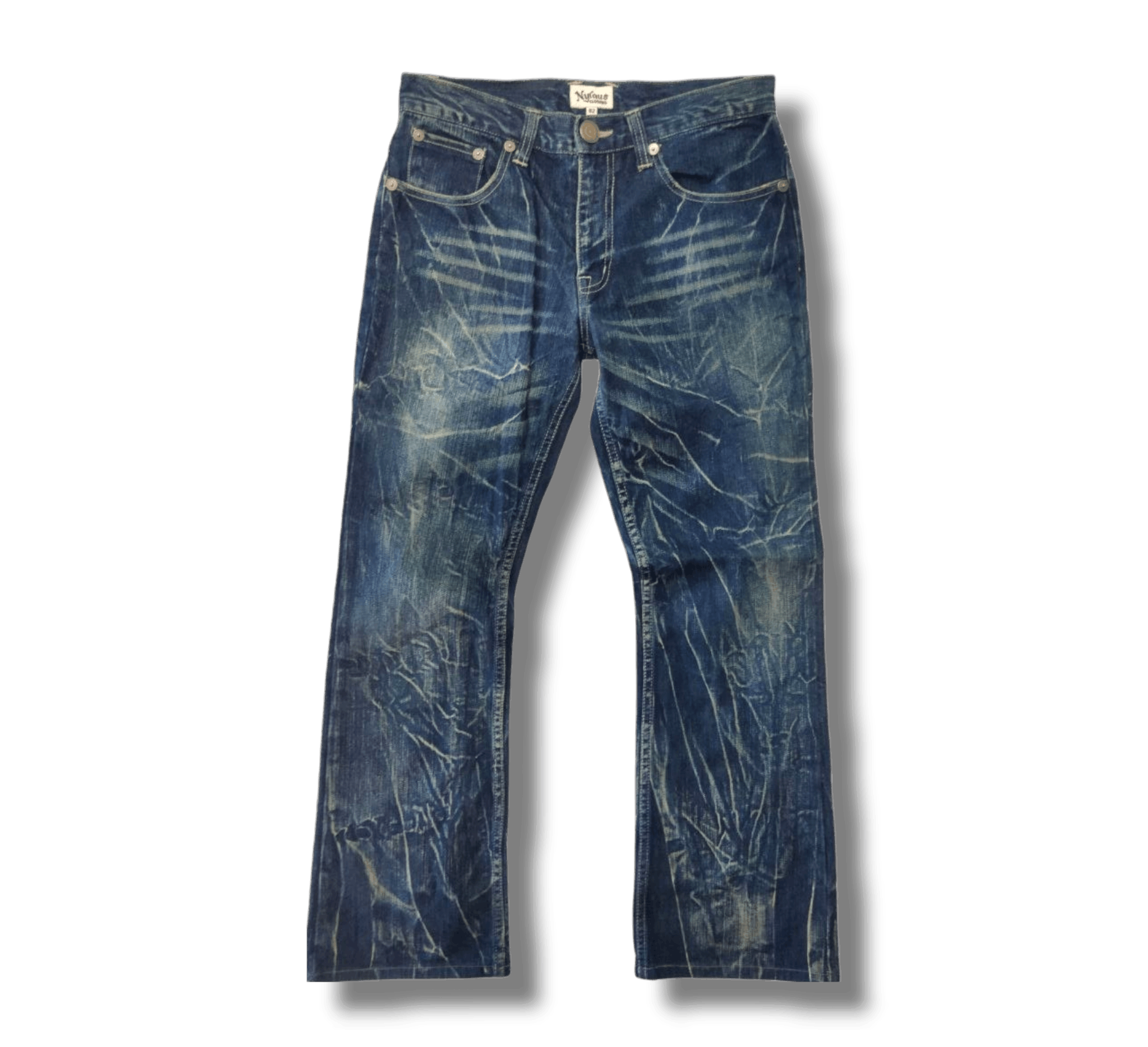 Japanese Brand Japanese Nylaus Clothing Distressed Style Jeans Size US 32 / EU 48 - 1 Thumbnail