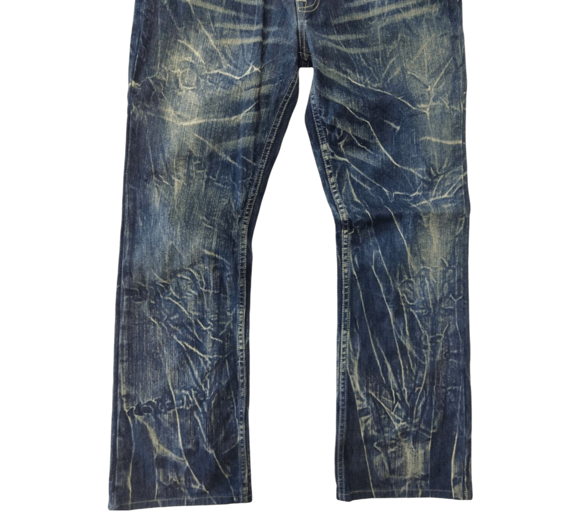 Japanese Brand Japanese Nylaus Clothing Distressed Style Jeans Size US 32 / EU 48 - 3 Thumbnail