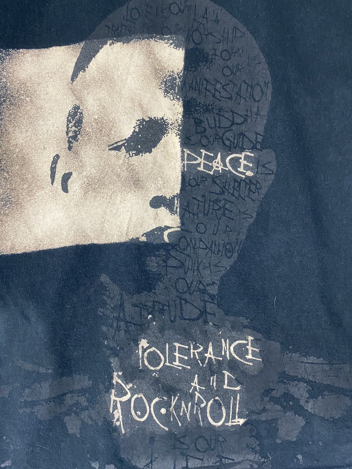 Band Tees Buddhist punk anarchy peace tolerance rock and roll Size US L / EU 52-54 / 3 - 3 Thumbnail