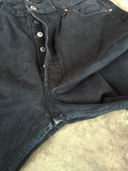 Levi's × Vintage Vintage Levis 501 Black Distressed Jeans 36x32 Size US 36 / EU 52 - 8 Thumbnail