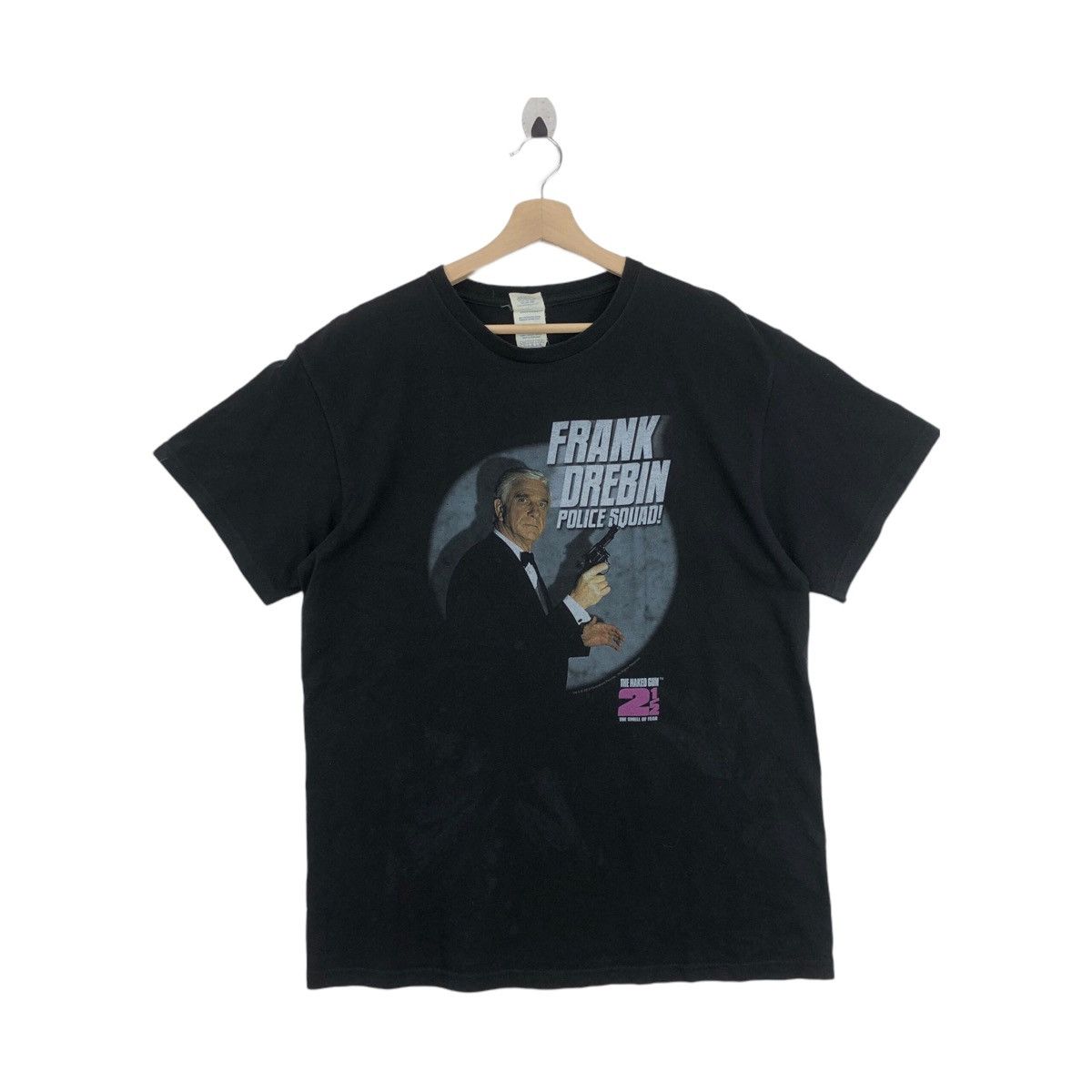 Vtg Movie FRANK DREBIN POLICE SQUAD Top Tees Tshirt