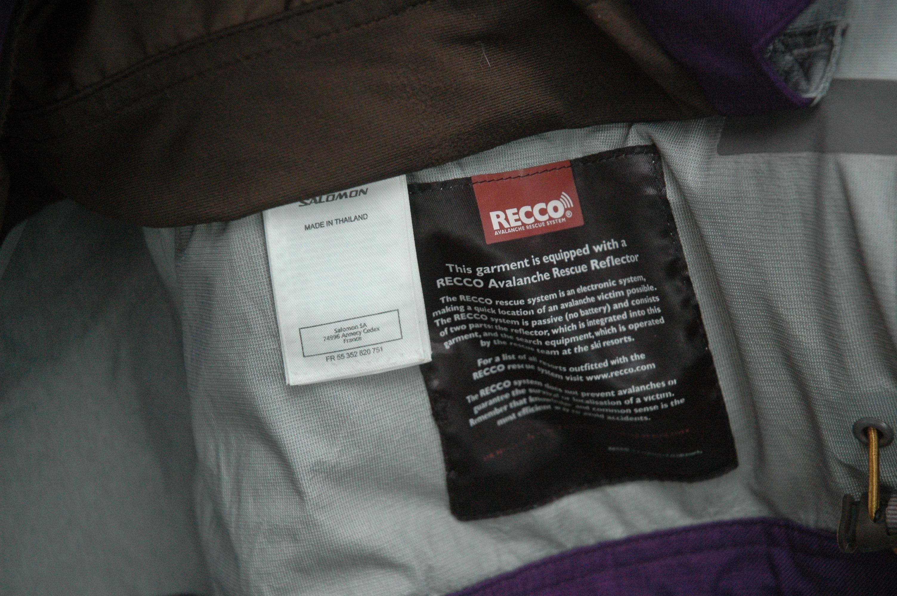Salomon Salomon Snowboarding Outdoor Purple Recco Jacket Size US L / EU 52-54 / 3 - 23 Thumbnail