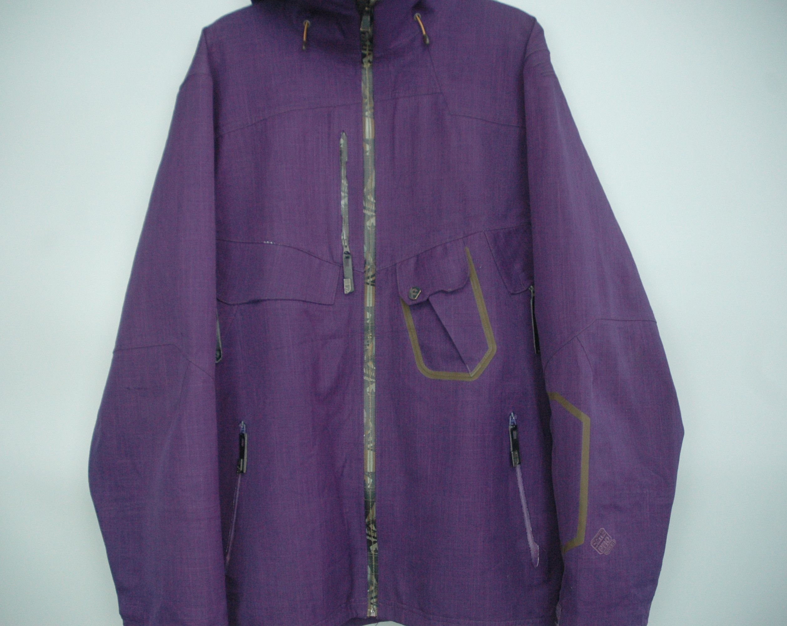 Salomon Salomon Snowboarding Outdoor Purple Recco Jacket Size US L / EU 52-54 / 3 - 3 Thumbnail