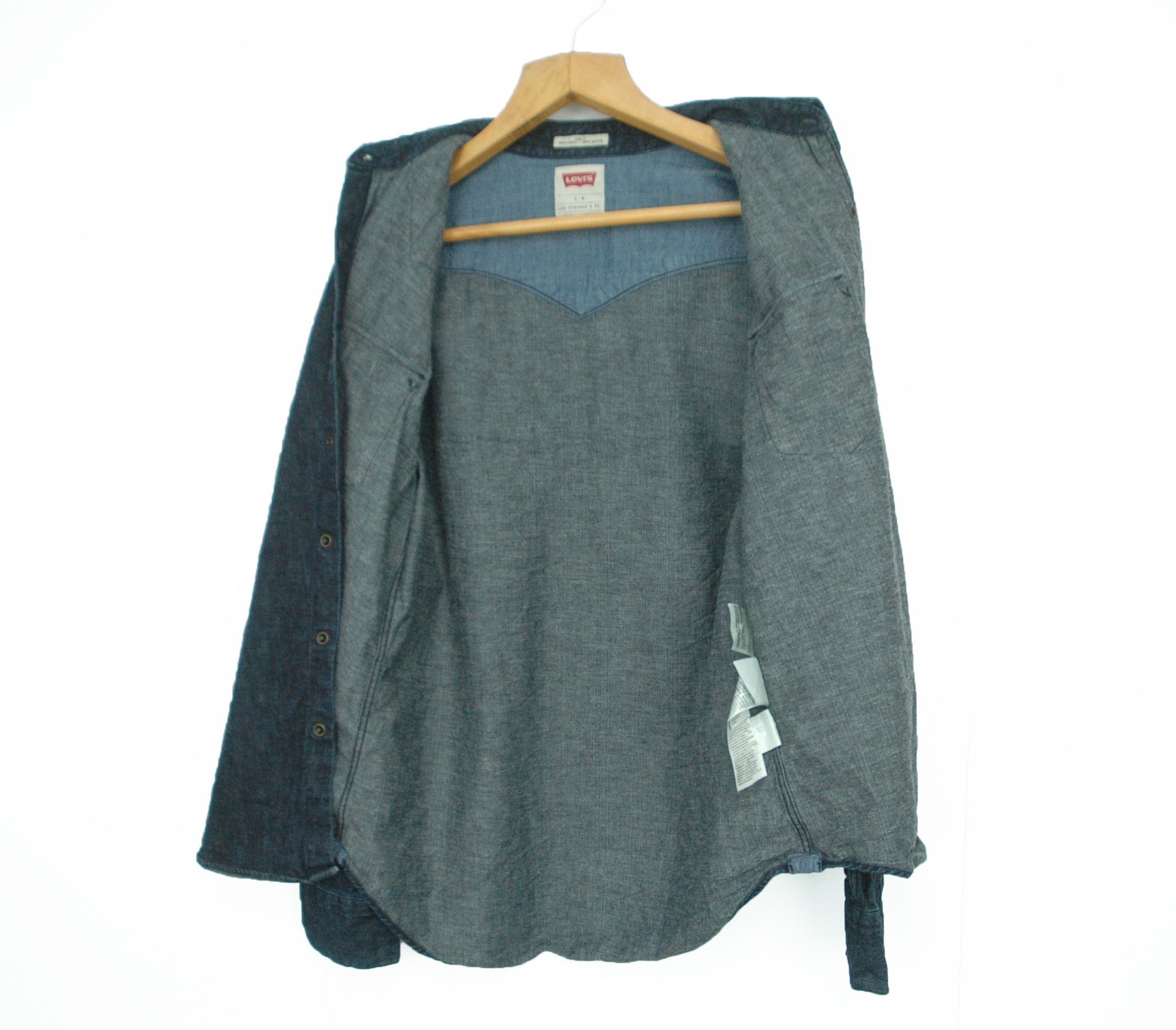 Levi's Levis Denim Overshirt Slim Fit Size US L / EU 52-54 / 3 - 8 Thumbnail