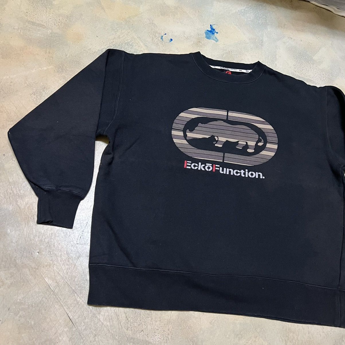 Ecko Unltd. × Vintage Ecko Function Big Logo Sweatshirt Size US L / EU 52-54 / 3 - 4 Thumbnail