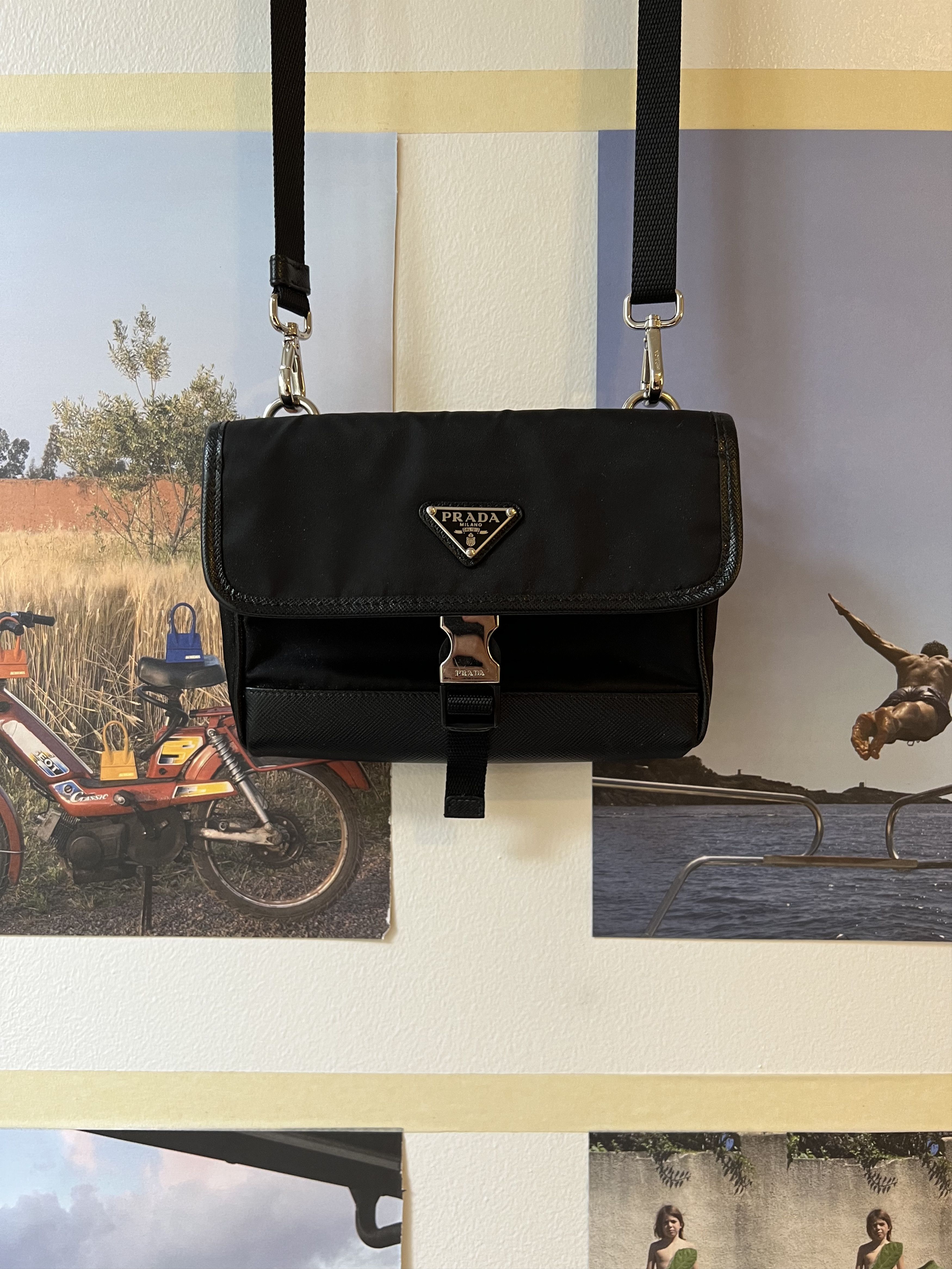 Prada Re Nylon and Saffiano leather smartphone case Grailed