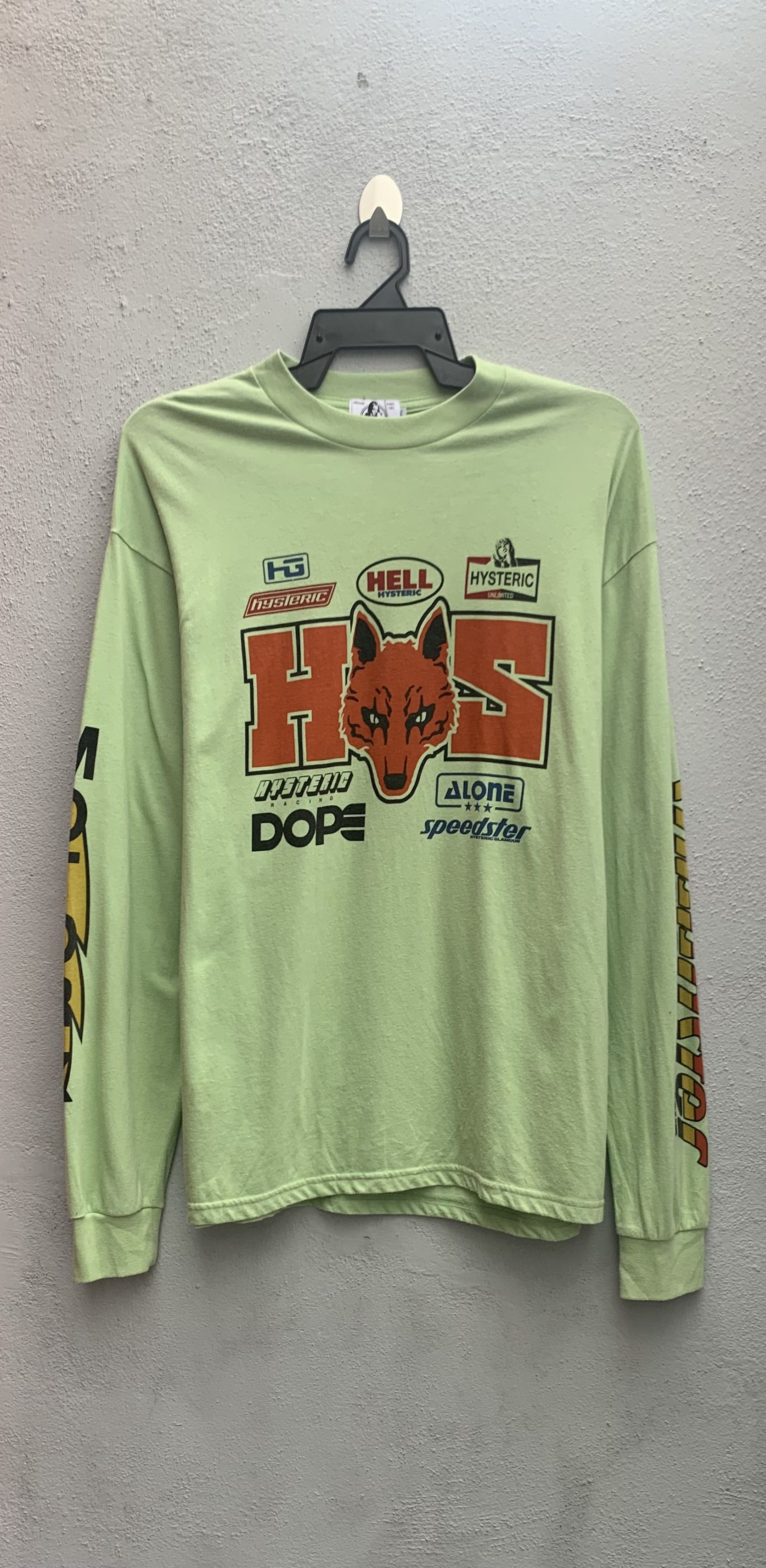 Hysteric Glamour Hysteric Glamour Speedster Motor-x Spellout Long Sleeve Tee Size US L / EU 52-54 / 3 - 1 Thumbnail