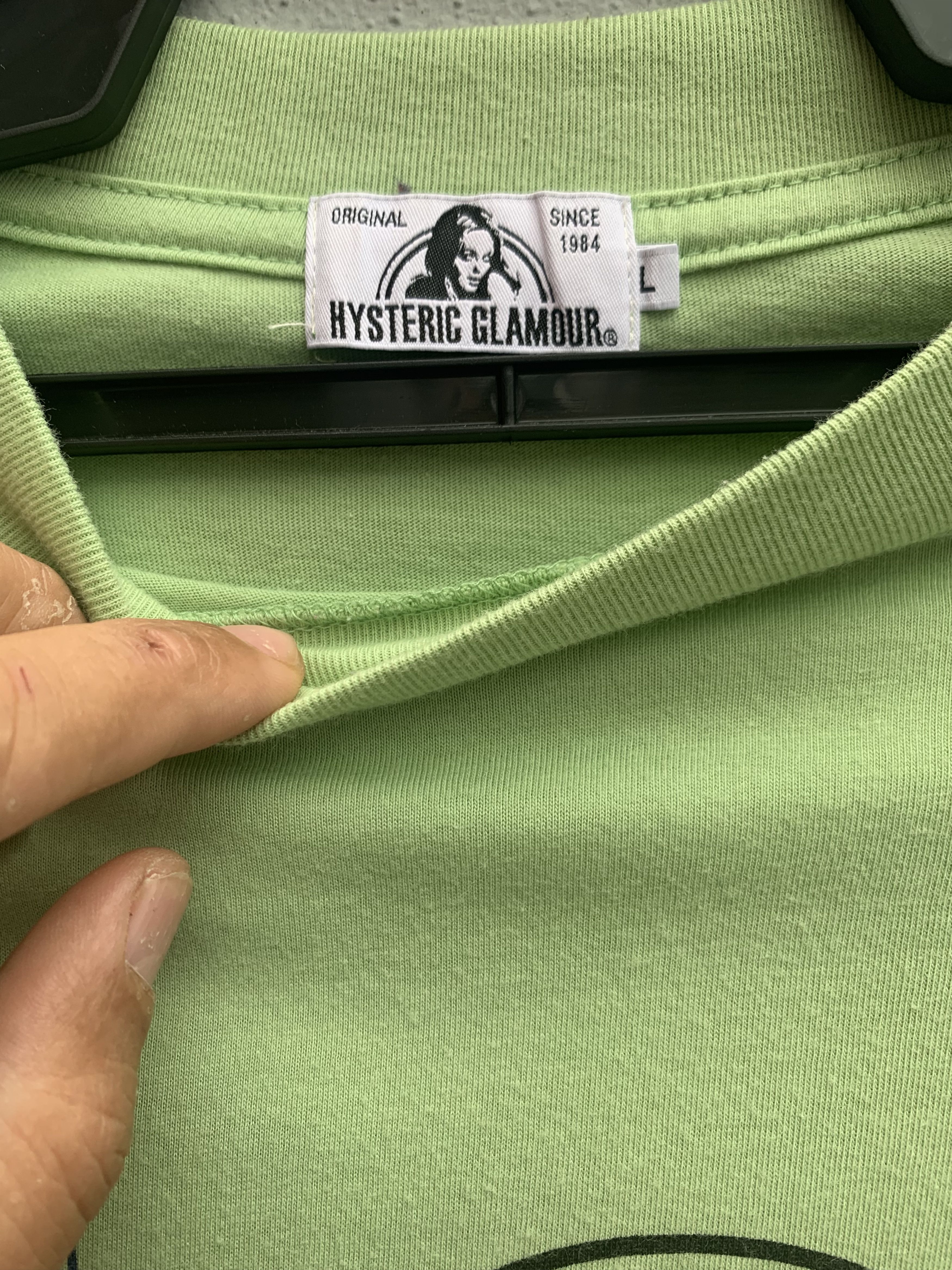 Hysteric Glamour Hysteric Glamour Speedster Motor-x Spellout Long Sleeve Tee Size US L / EU 52-54 / 3 - 8 Thumbnail