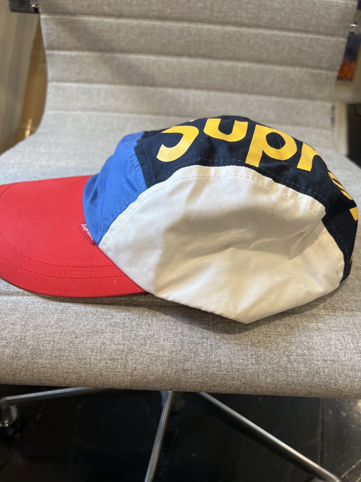 Vintage supreme colorblock 5 panel hat