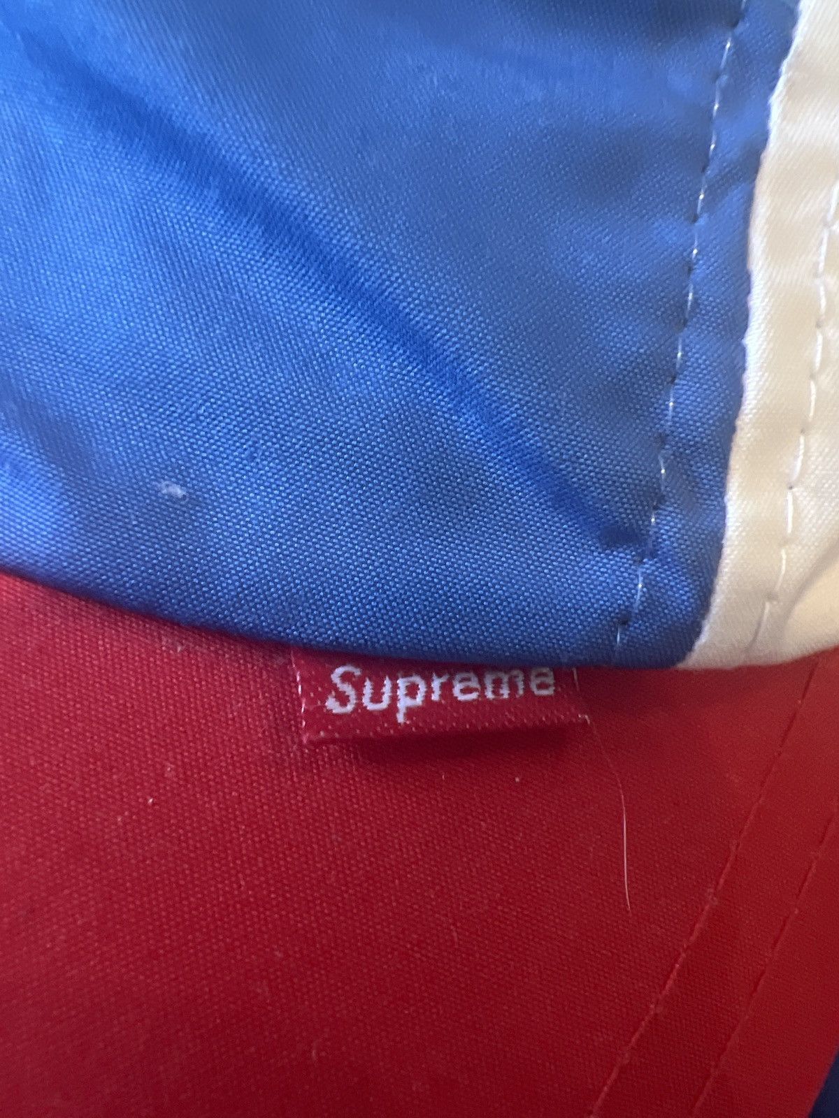 Vintage supreme colorblock 5 panel hat