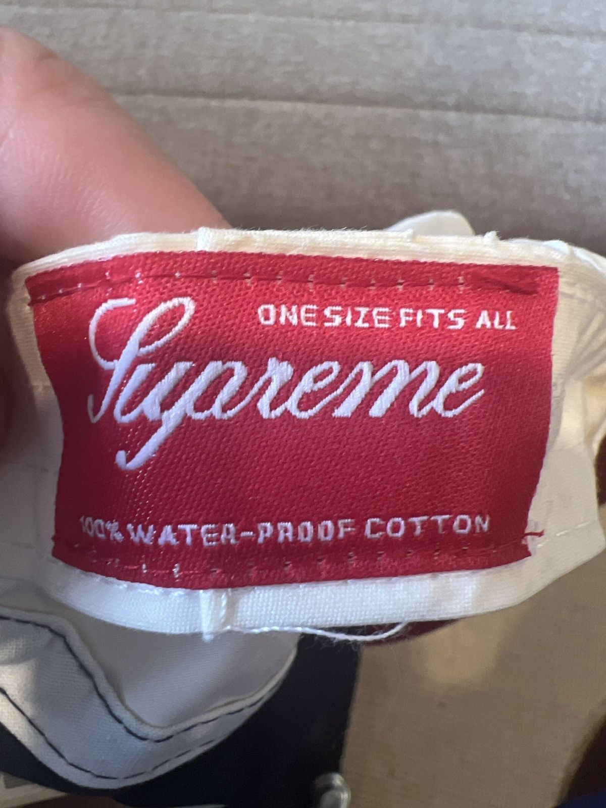 Vintage supreme colorblock 5 panel hat