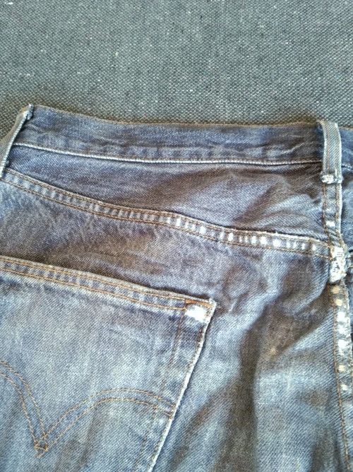 Levi's × Vintage Vintage Levis 501 Straight Leg Distressed Jeans 36x34 Size US 36 / EU 52 - 5 Thumbnail