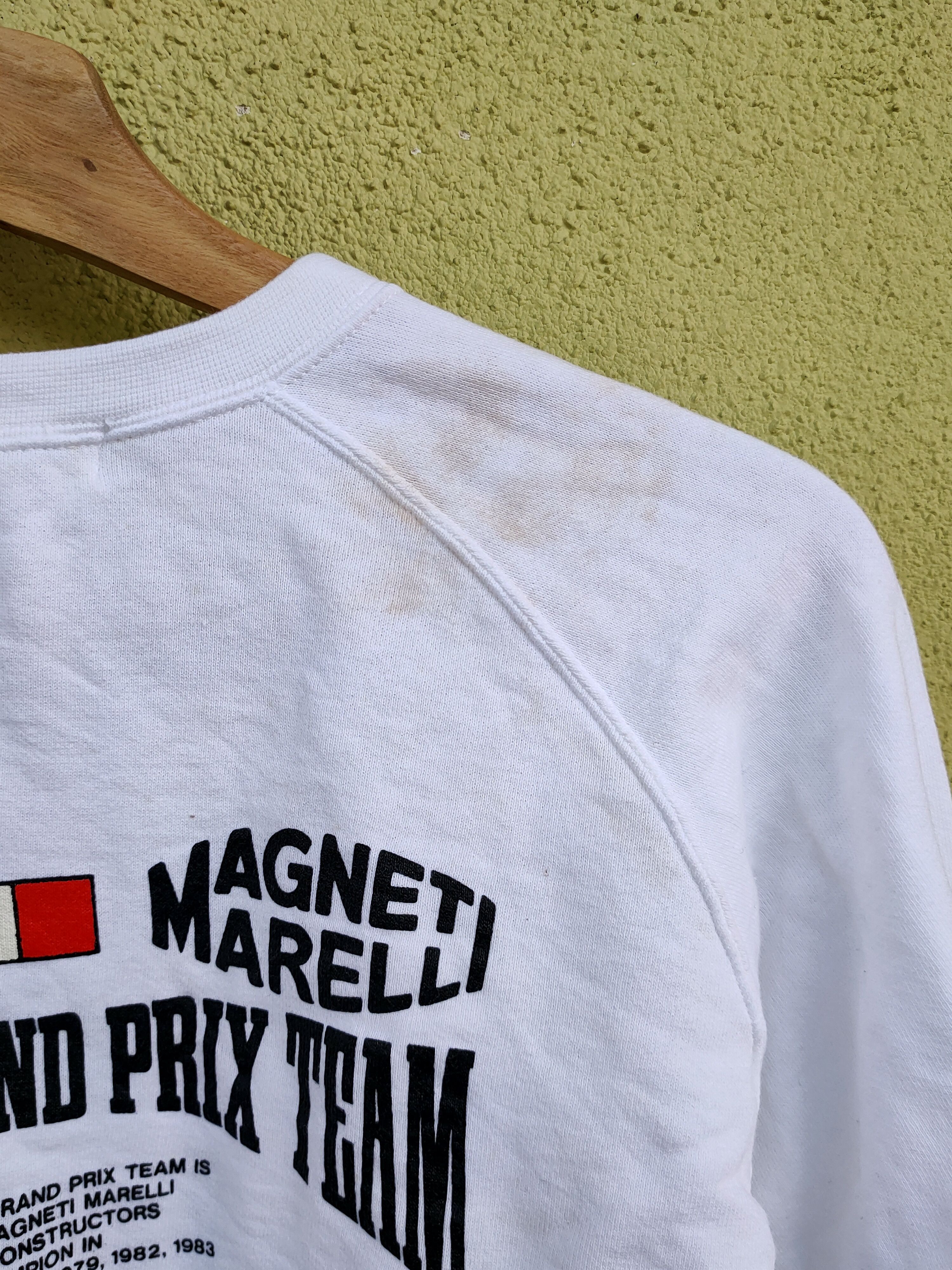 Ferrari Magneti marelli F1racing team sweater Spellout LOGO vintaj Size US M / EU 48-50 / 2 - 4 Thumbnail