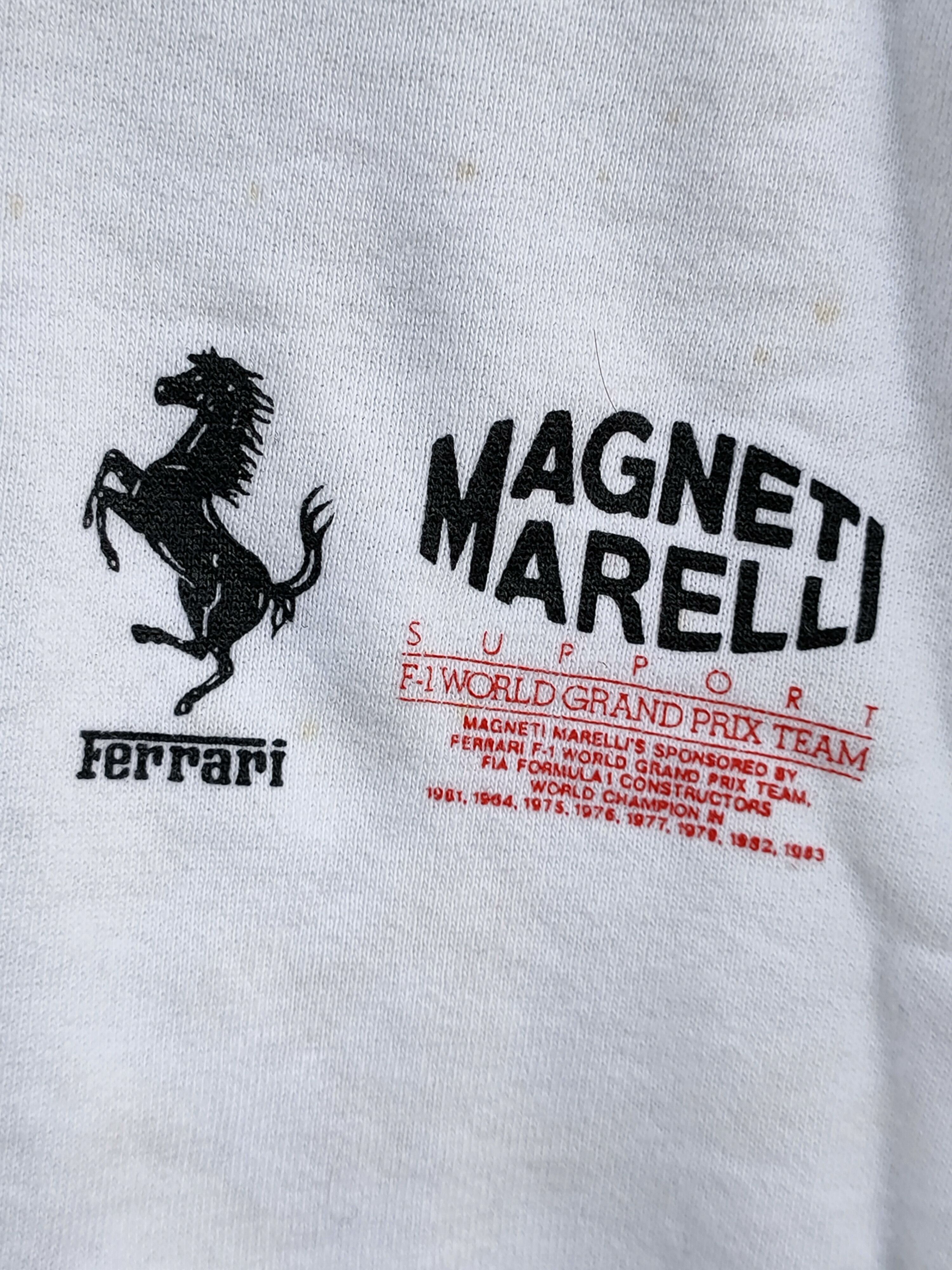 Ferrari Magneti marelli F1racing team sweater Spellout LOGO vintaj Size US M / EU 48-50 / 2 - 6 Thumbnail