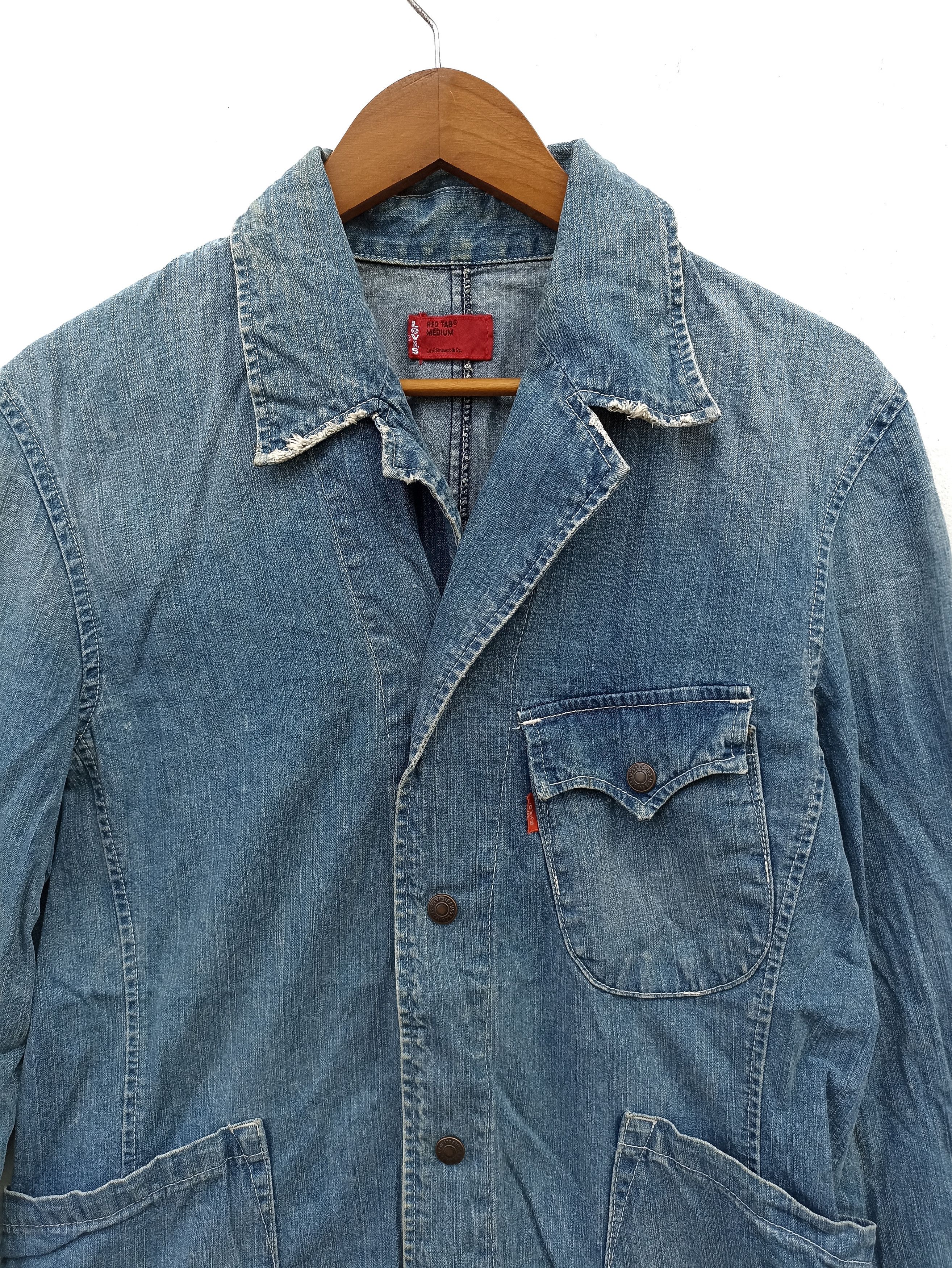 Levi's Vintage Levis Jacket Red tab button Size US M / EU 48-50 / 2 - 2 Thumbnail