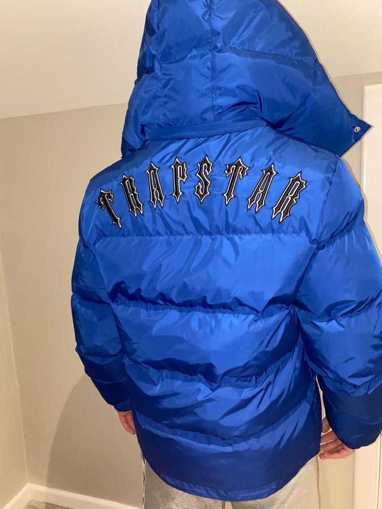 Trapstar London TRAPSTAR IRONGATE DETACHABLE HOODED PUFFER JACKET-BLUE Size US M / EU 48-50 / 2 - 1 Thumbnail