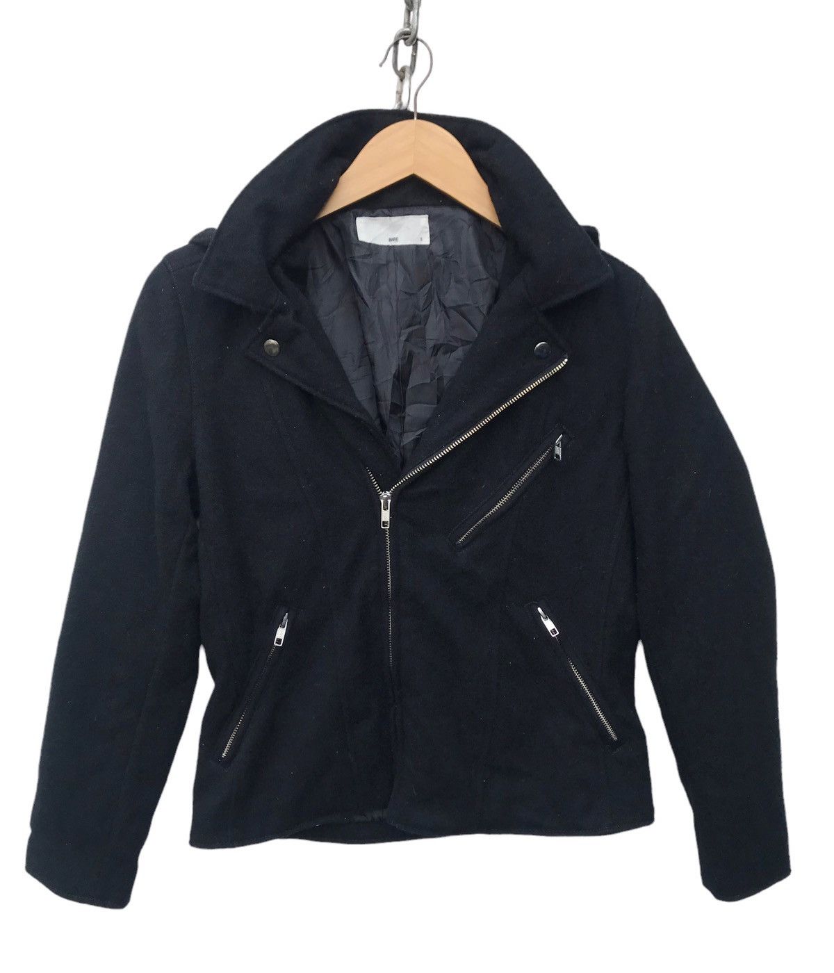 HARE Hare Japan Women Double Collar Hoodie Bikers Jacket Size S / US 4 / IT 40 - 3 Thumbnail