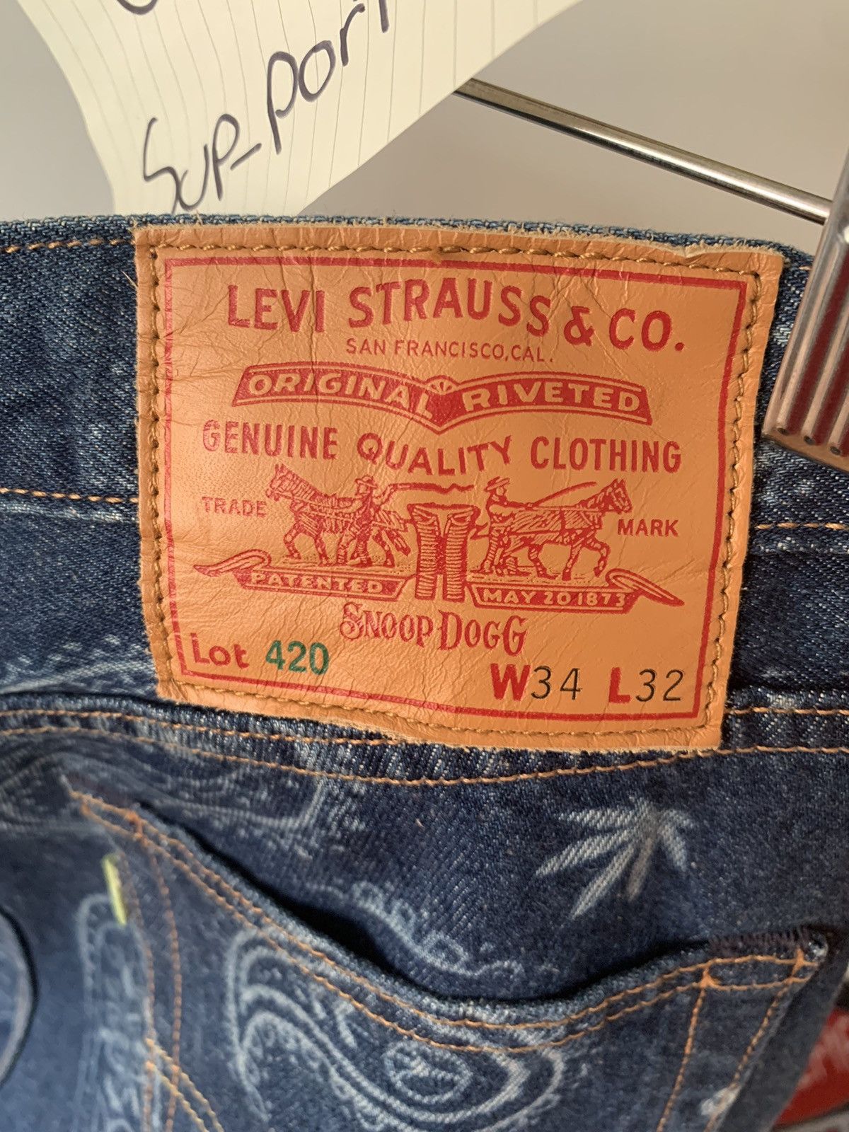 Levi's Unreleased Snoop Dogg denim Size US 34 / EU 50 - 3 Thumbnail