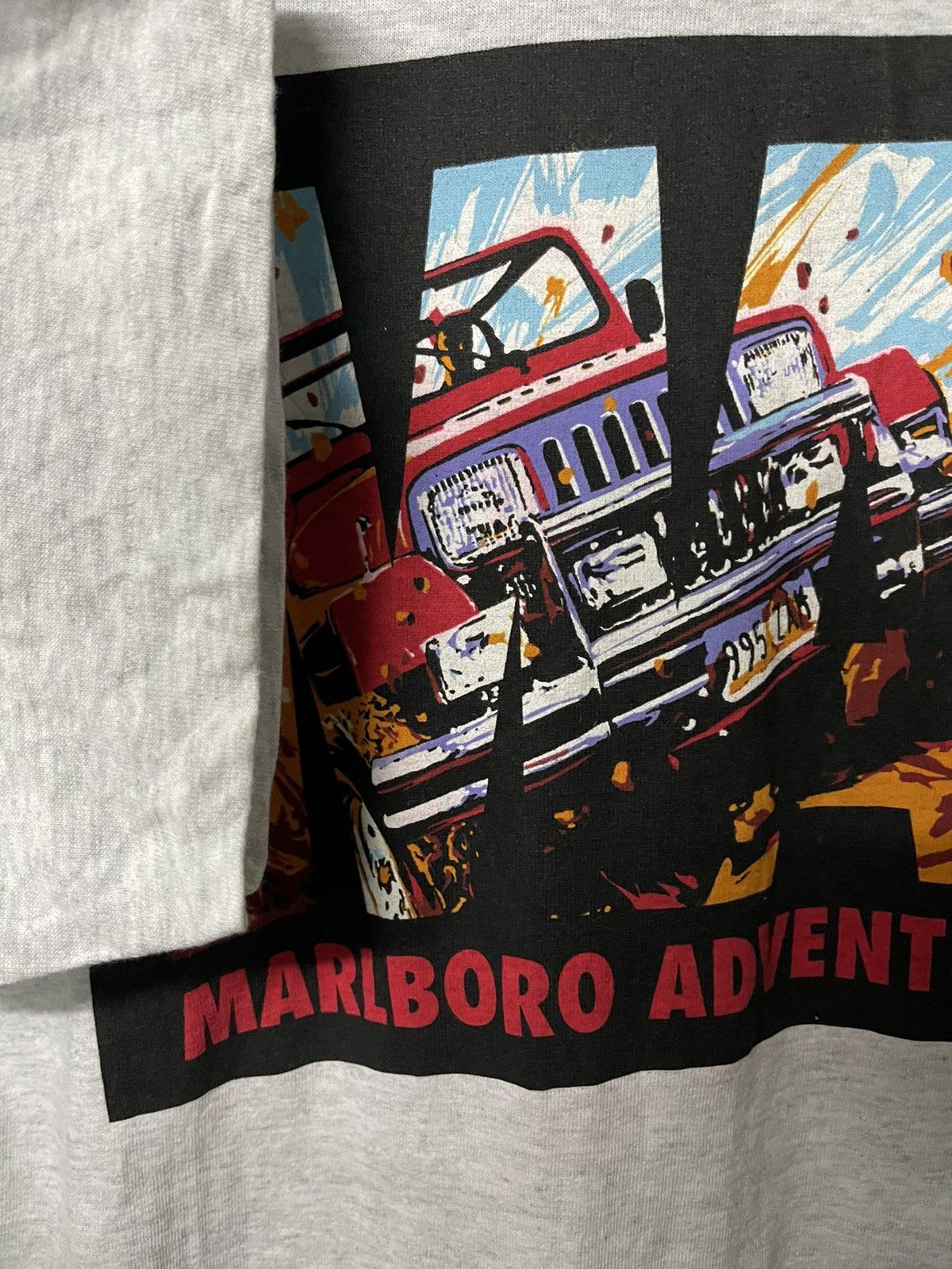 Marlboro Vintage 90s Marlboro Aventure Team Racing Pocket Tees Size US M / EU 48-50 / 2 - 3 Thumbnail