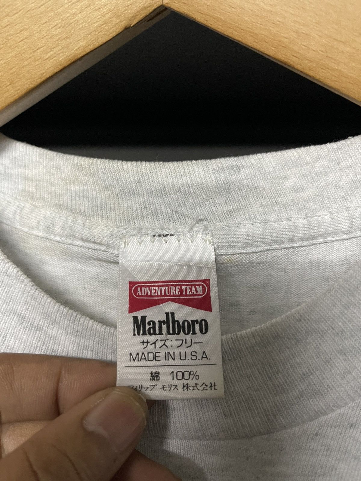 Marlboro Vintage 90s Marlboro Aventure Team Racing Pocket Tees Size US M / EU 48-50 / 2 - 6 Thumbnail