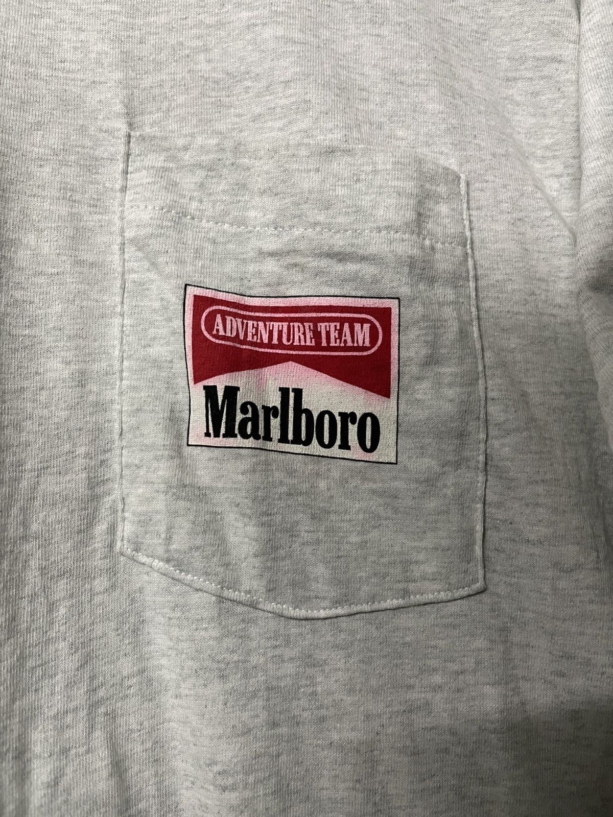 Marlboro Vintage 90s Marlboro Aventure Team Racing Pocket Tees Size US M / EU 48-50 / 2 - 5 Thumbnail
