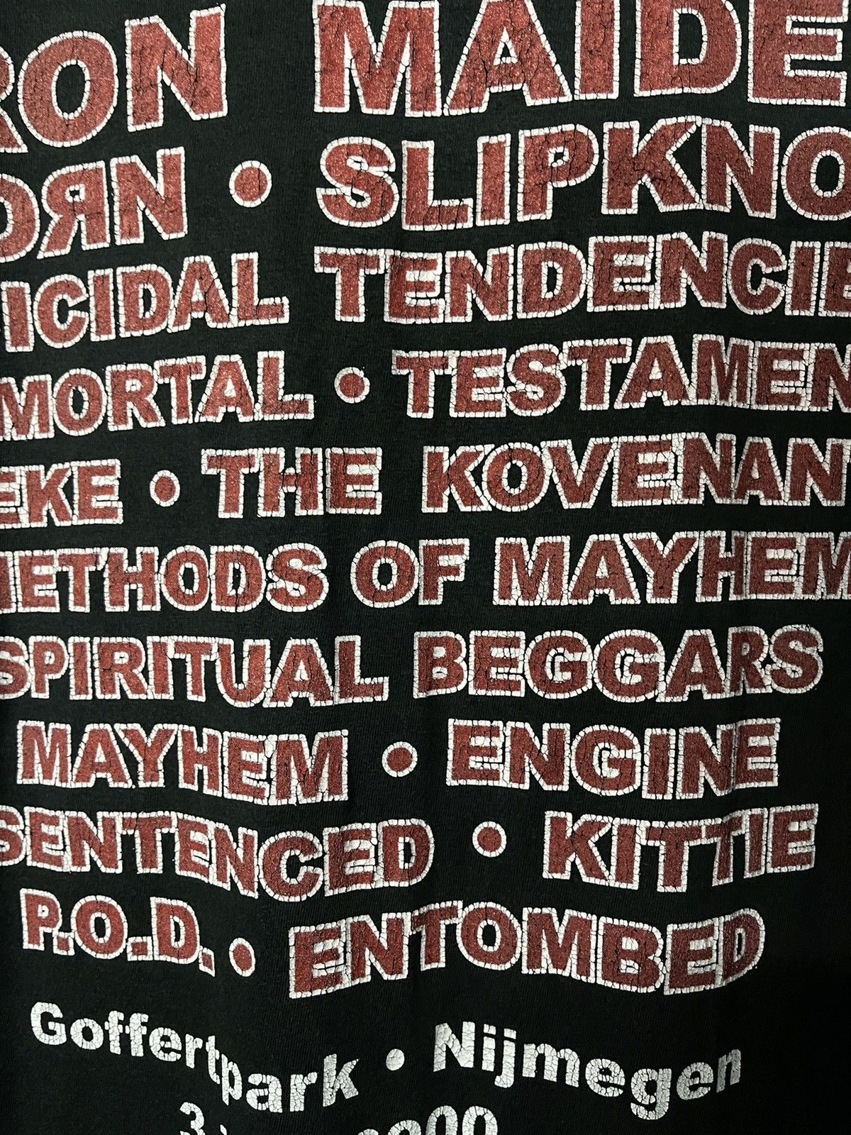 Band Tees × Vintage Vintage Esatablished 1986 Iron Maiden Korn Faded Tees Size US XL / EU 56 / 4 - 8 Thumbnail