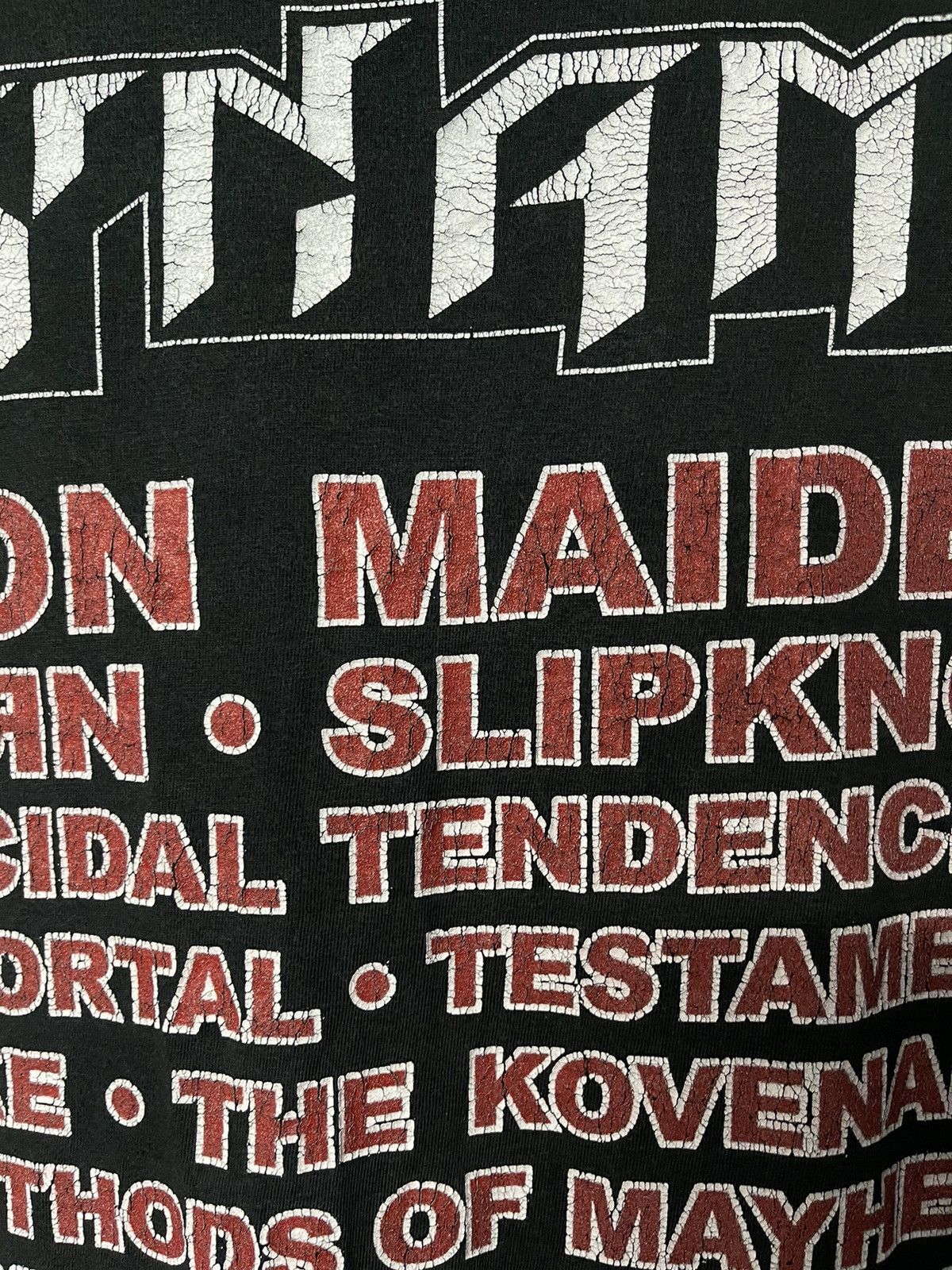 Band Tees × Vintage Vintage Esatablished 1986 Iron Maiden Korn Faded Tees Size US XL / EU 56 / 4 - 7 Thumbnail