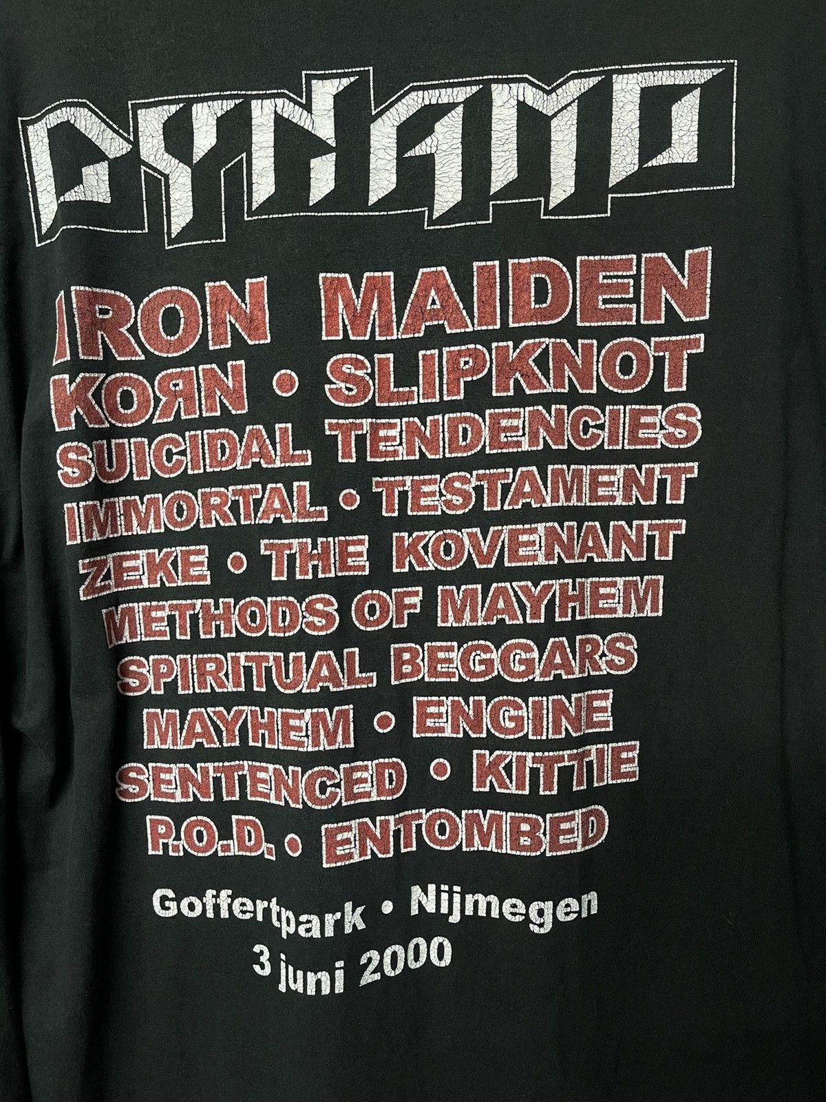 Band Tees × Vintage Vintage Esatablished 1986 Iron Maiden Korn Faded Tees Size US XL / EU 56 / 4 - 3 Thumbnail