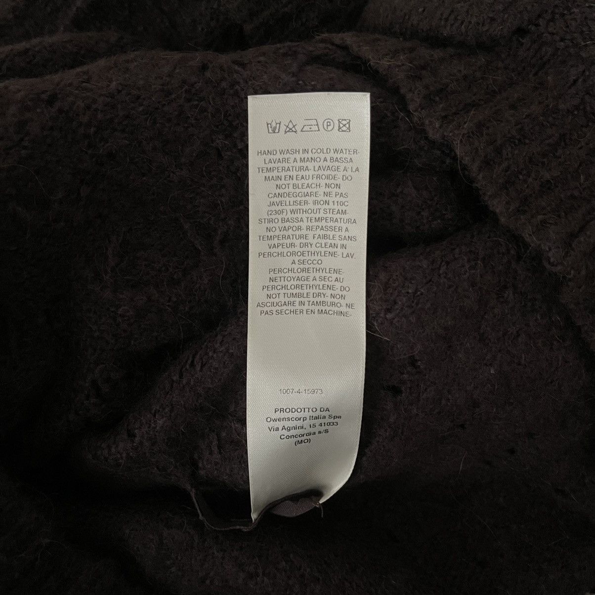 Rick Owens Rick Owens Alpaca Sweater Brown FW20 Size US L / EU 52-54 / 3 - 5 Thumbnail