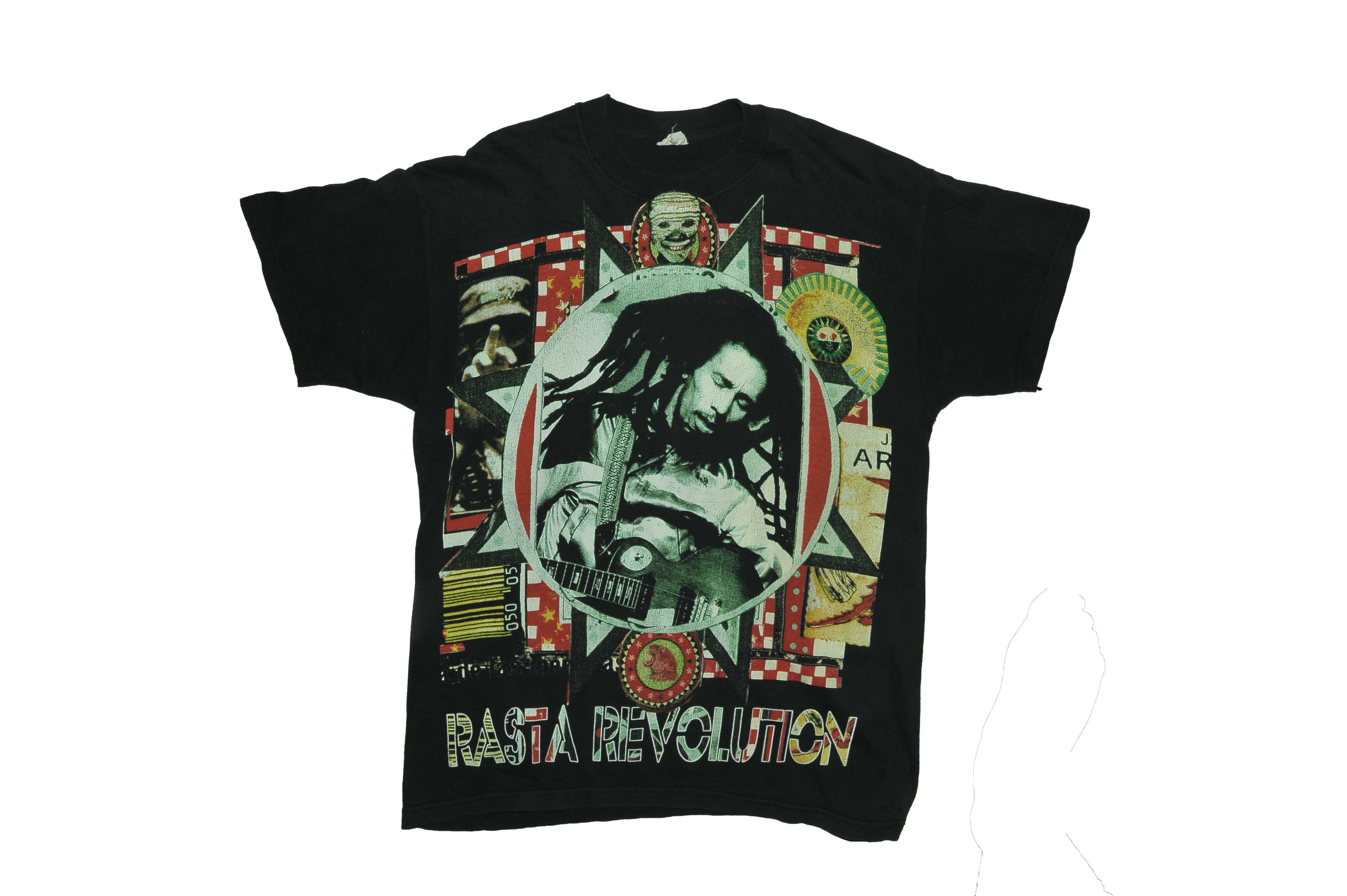 Vintage Vintage Bob Marley Rasta Revolution T-shirt Size US XL / EU 56 / 4 - 1 Thumbnail
