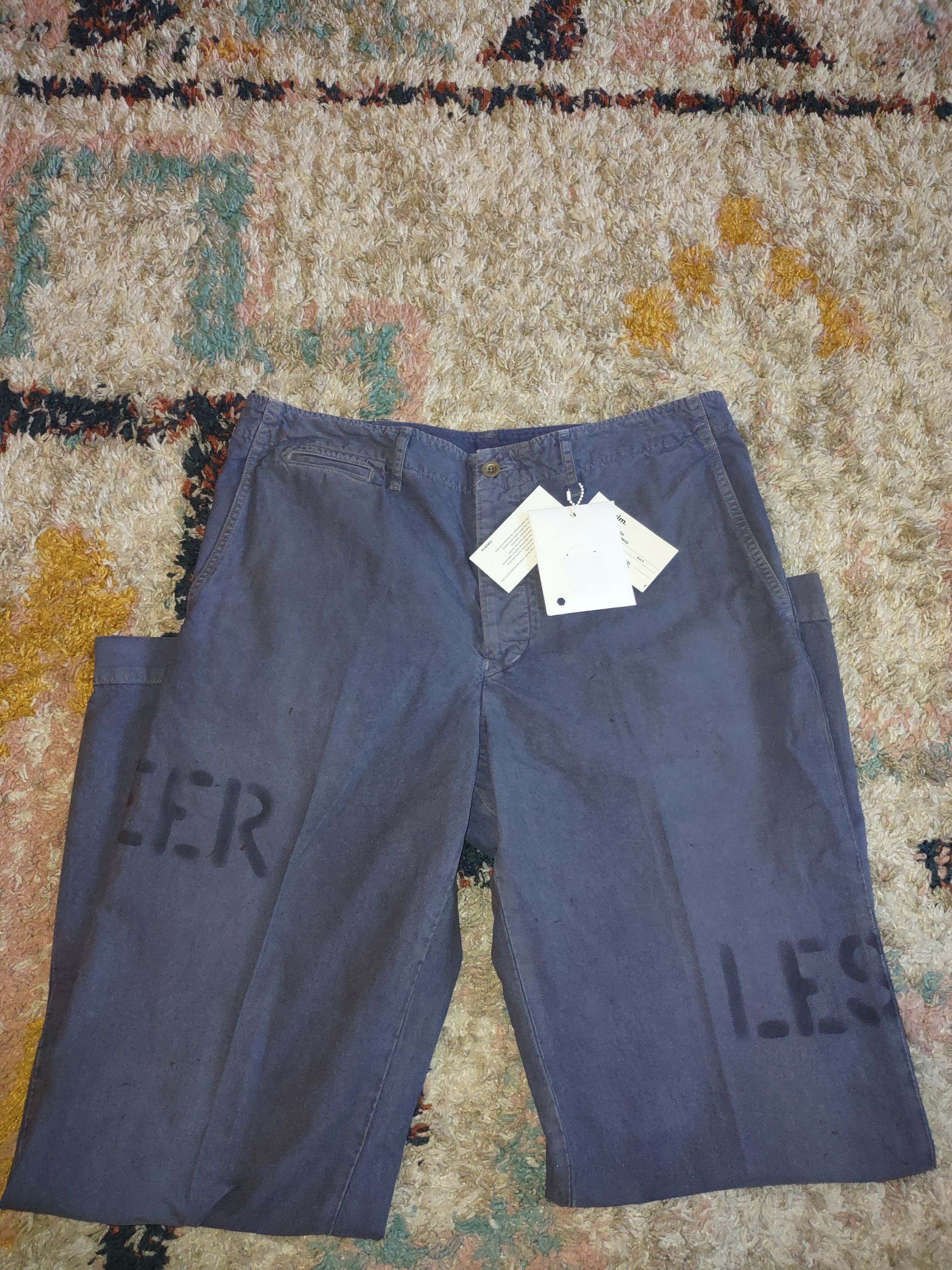 Visvim Peerless Garment Dyed & Damaged Chino Pants Size US 36 / EU 52 - 1 Thumbnail