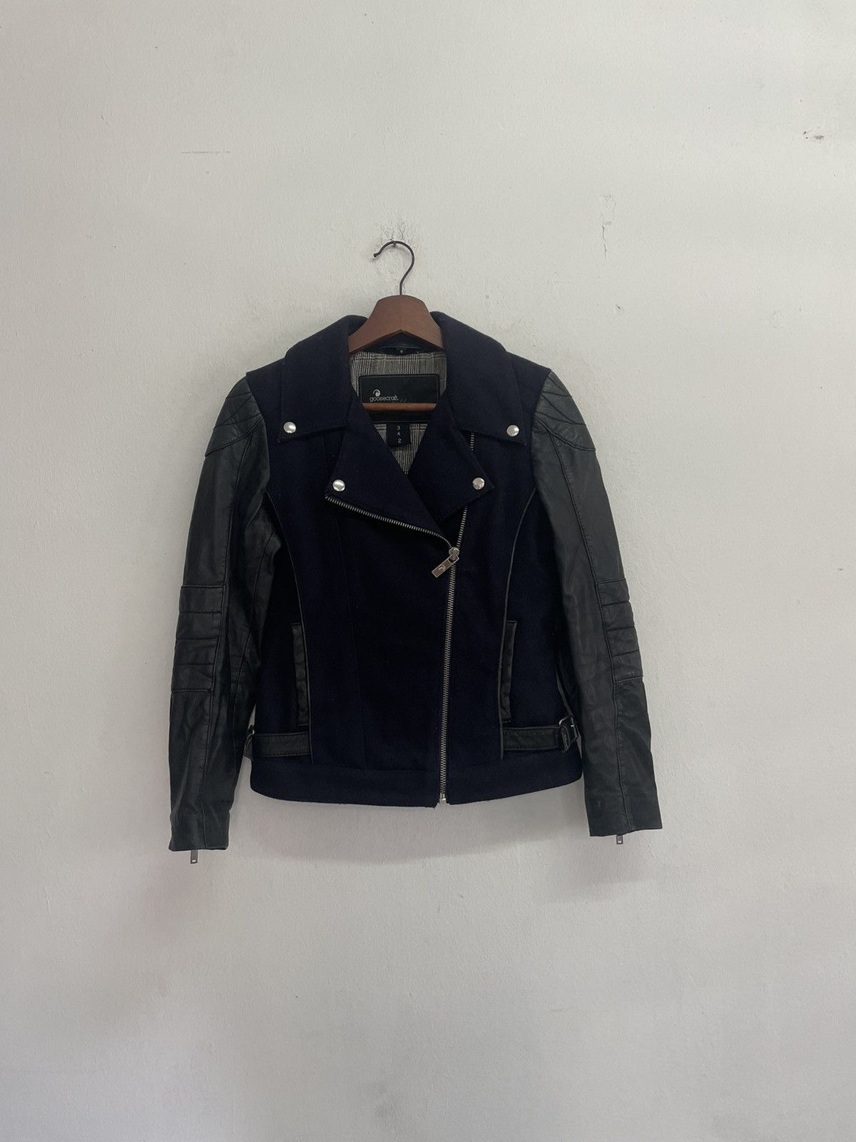 GOOSECRAFT Goosecraft leather moto jacket Size S / US 4 / IT 40 - 1 Thumbnail