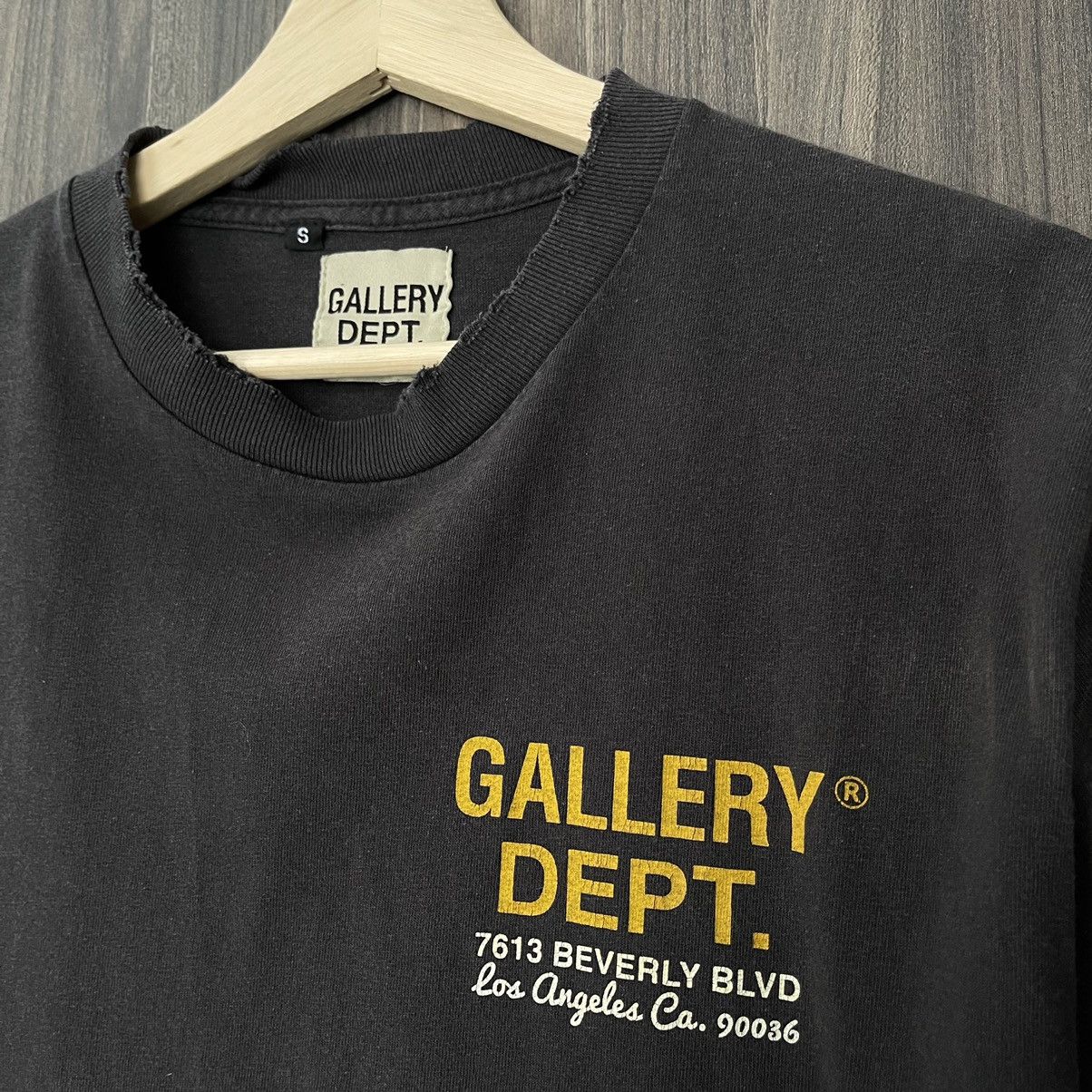 Gallery Dept. Gallery Dept. Drive Thru Tee Washed Black | Grailed