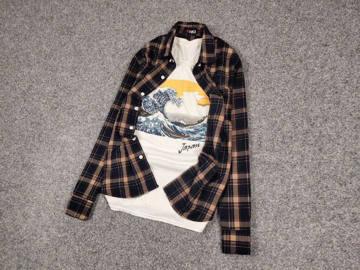 Flannel Vintage Flannel Shirt Checkered Travis Scott Style Hype Size US M / EU 48-50 / 2 - 2 Thumbnail